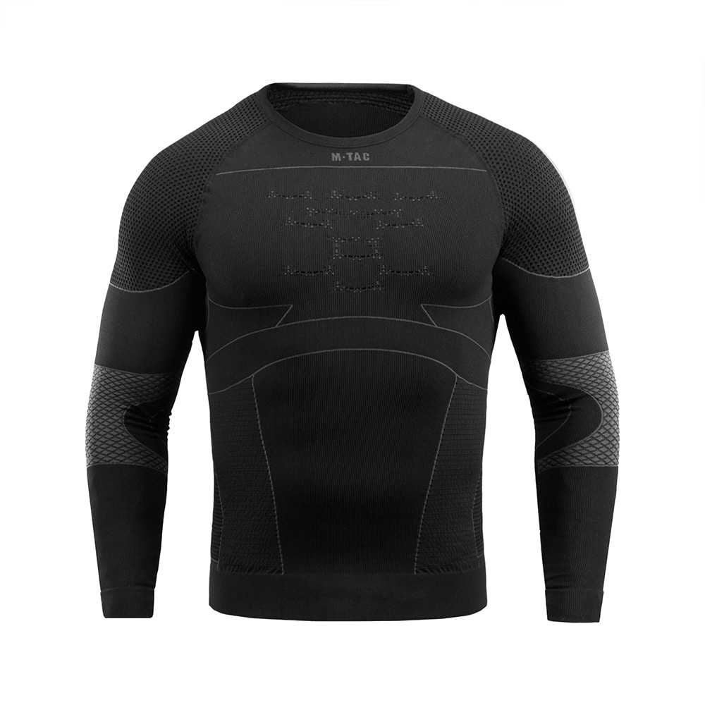 Tricou termoactiv M-Tac Long Sleeve - Black/Dark Grey