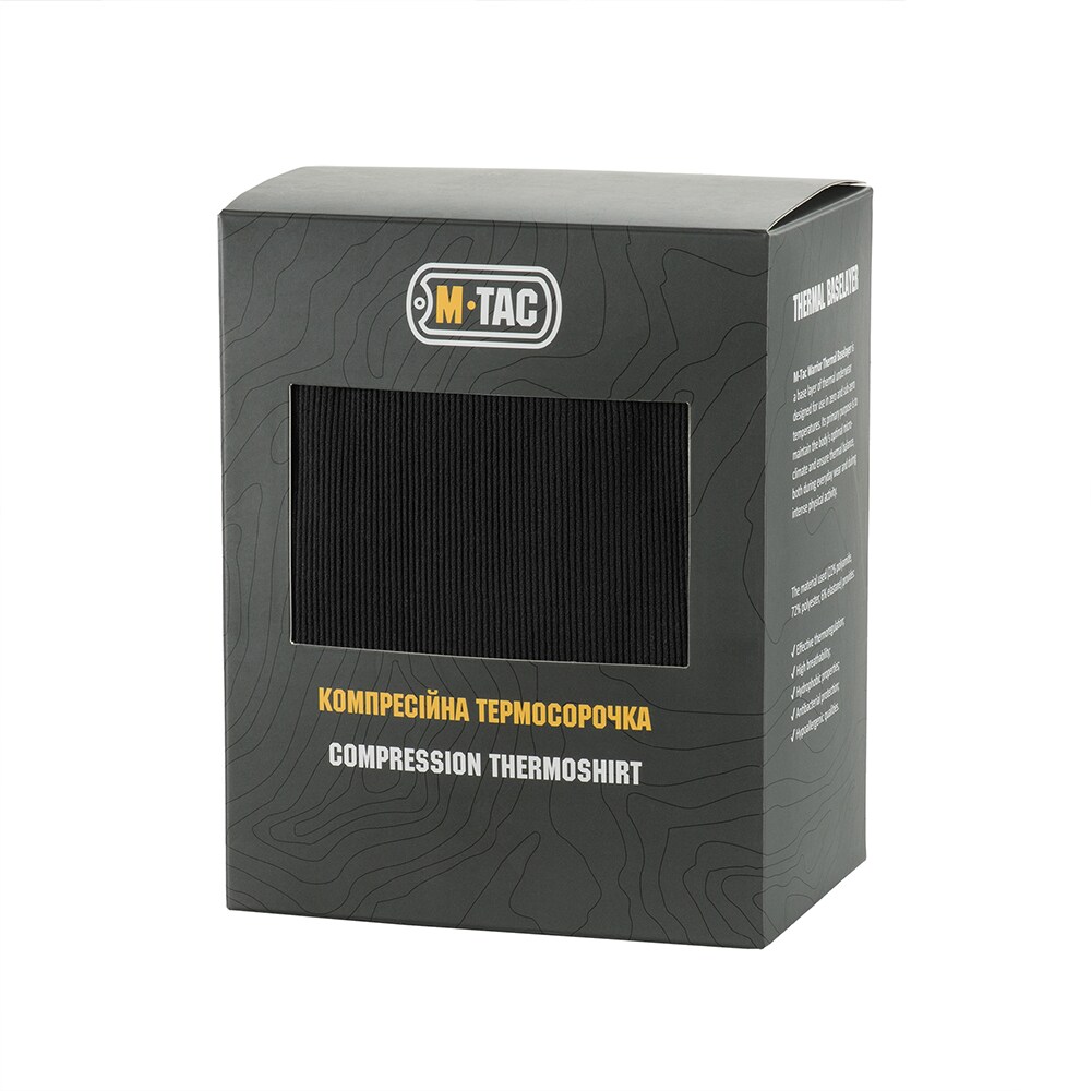 Tricou termoactiv M-Tac Long Sleeve - Black/Dark Grey