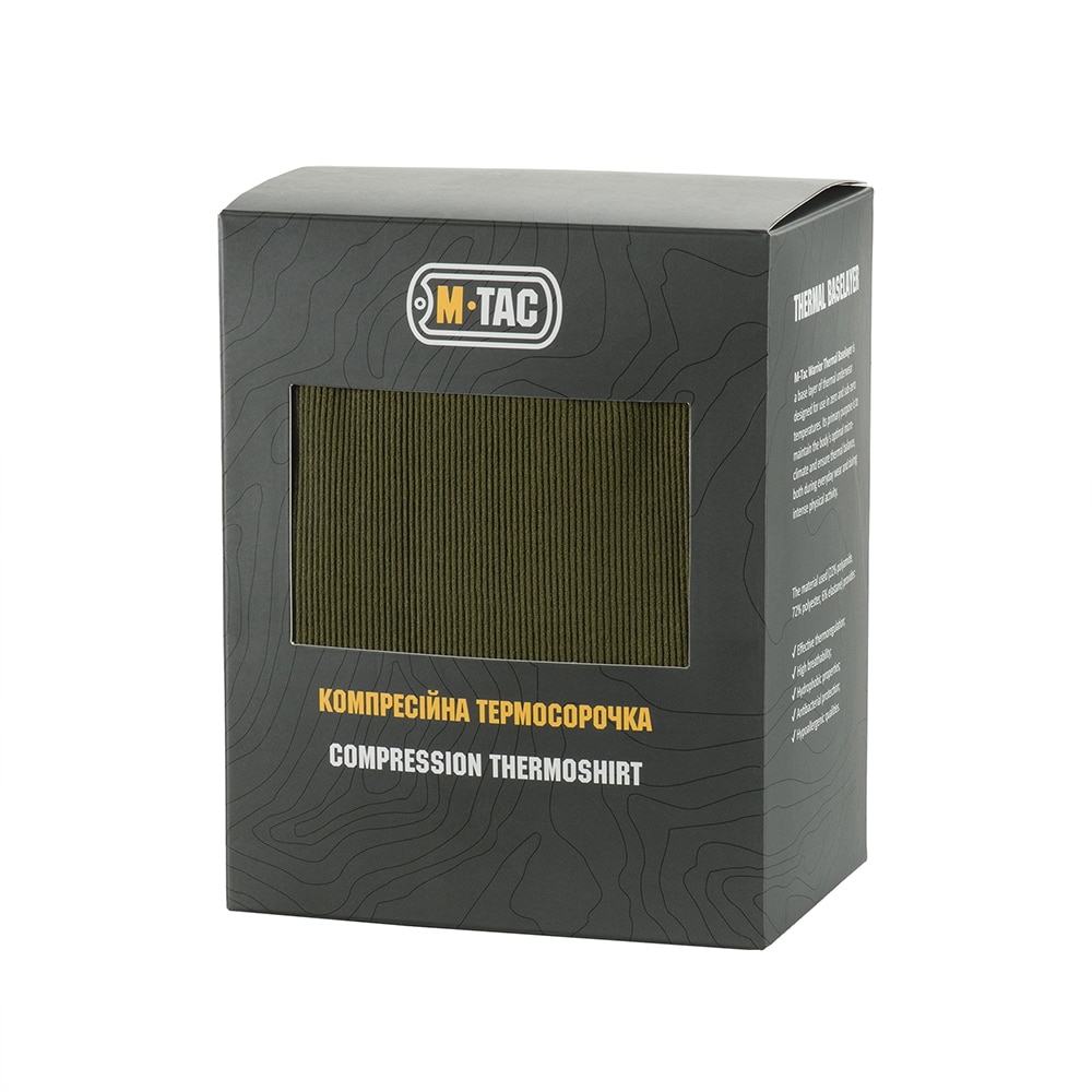 Tricou termoactiv M-Tac Long Sleeve - Ranger Green/Dark Grey