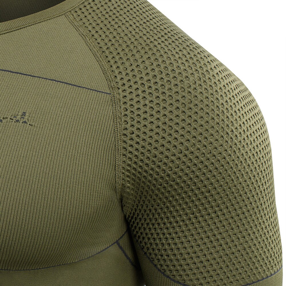 Tricou termoactiv M-Tac Long Sleeve - Ranger Green/Dark Grey