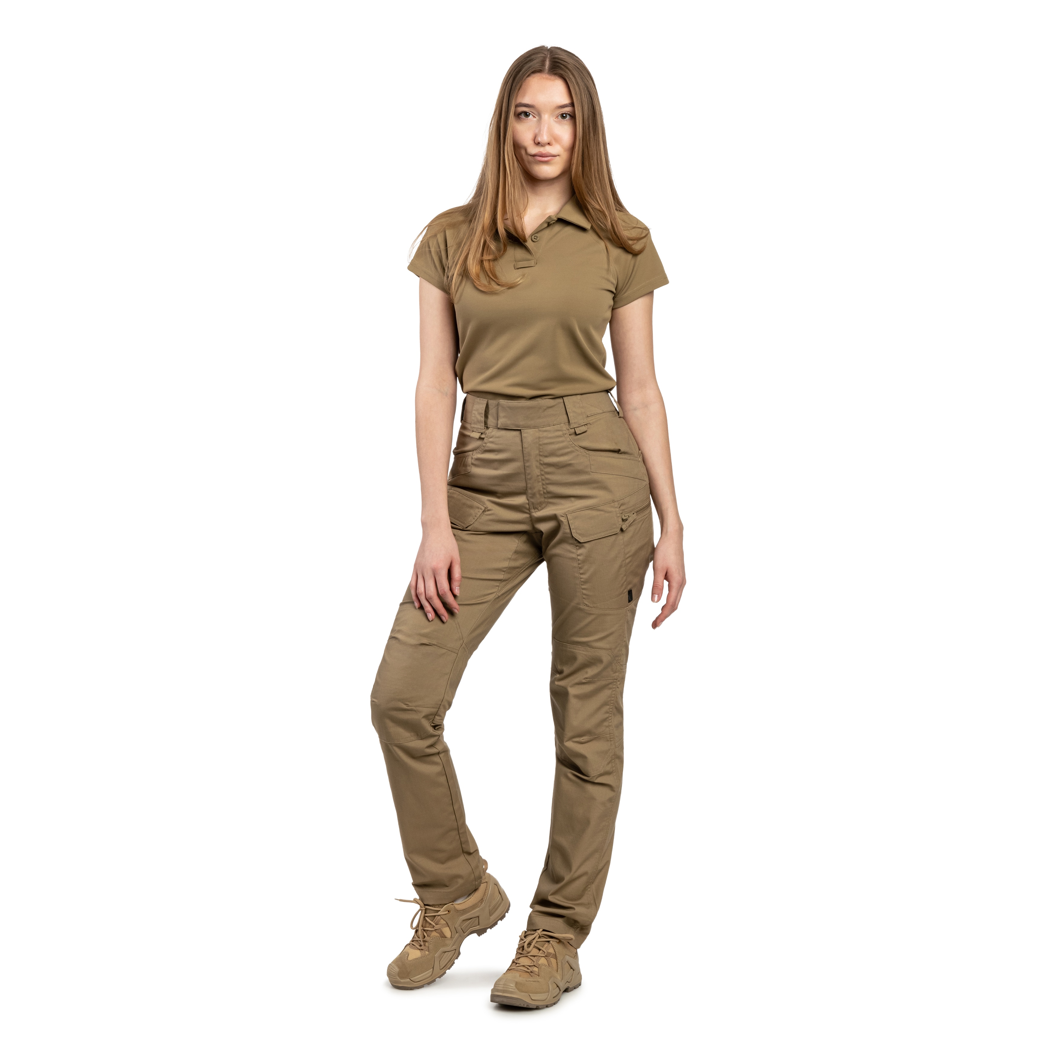 Pantaloni de damă Helikon-Tex UTP PolyCotton Stretch Rip-Stop - Khaki