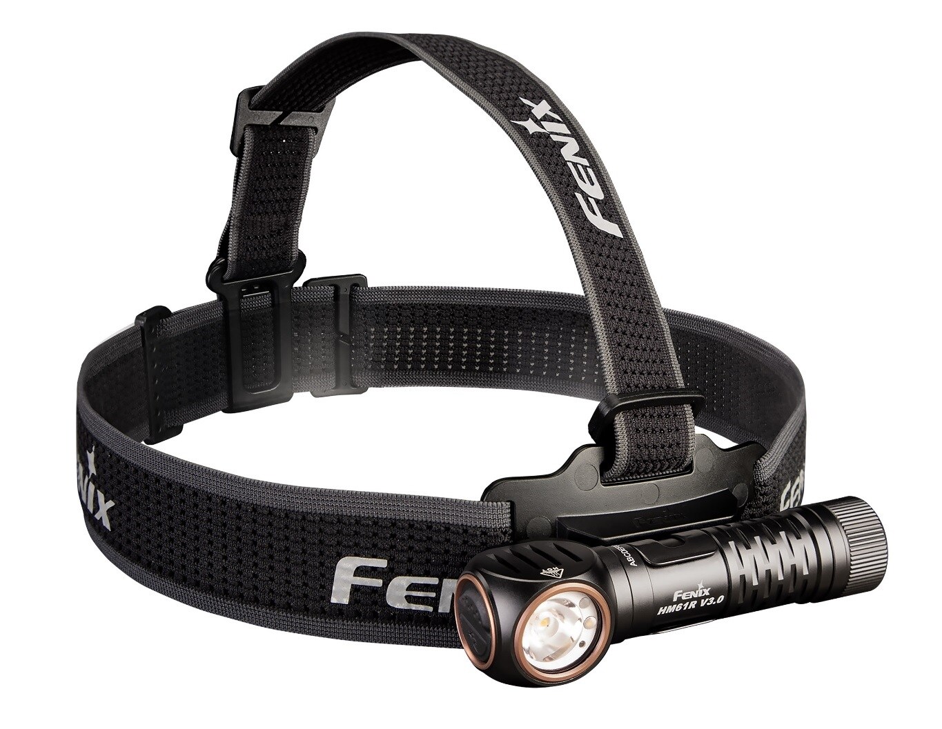 Lanternă frontală și unghiulară Fenix HM61R V3.0 cu bandă - 1800 lumeni