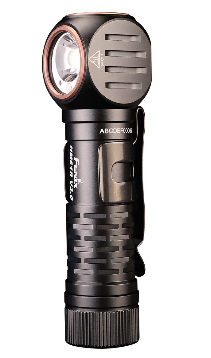 Lanternă frontală și unghiulară Fenix HM61R V3.0 cu bandă - 1800 lumeni