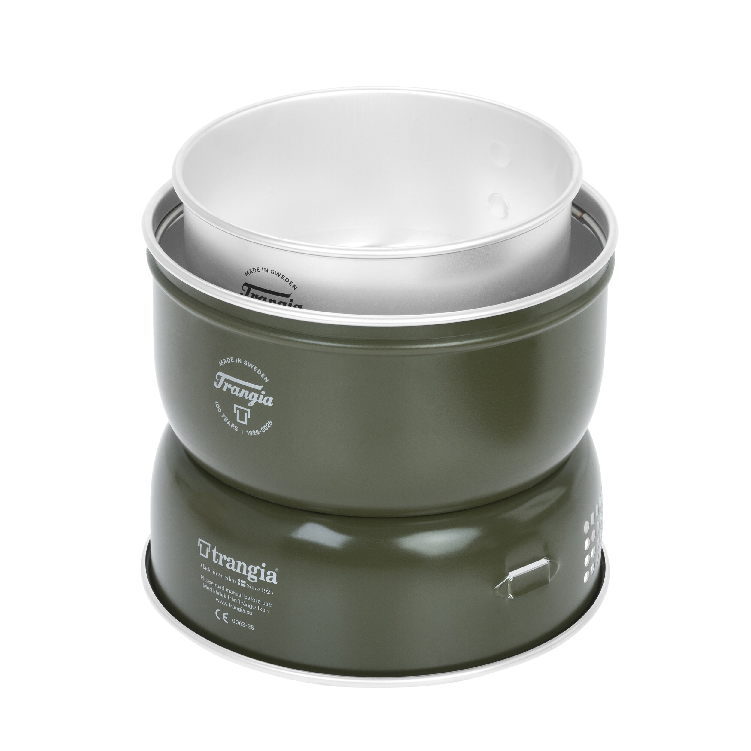 Set de vase și aragaz turistic Trangia Stove 25-1 UL - Northern Pine