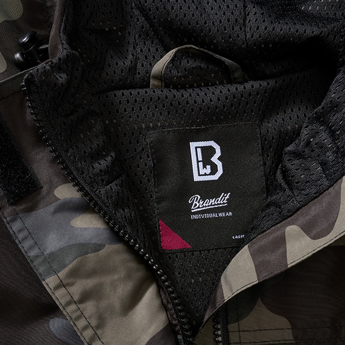 Geacă de damă Brandit Summer Windbreaker Frontzip - Dark Camo