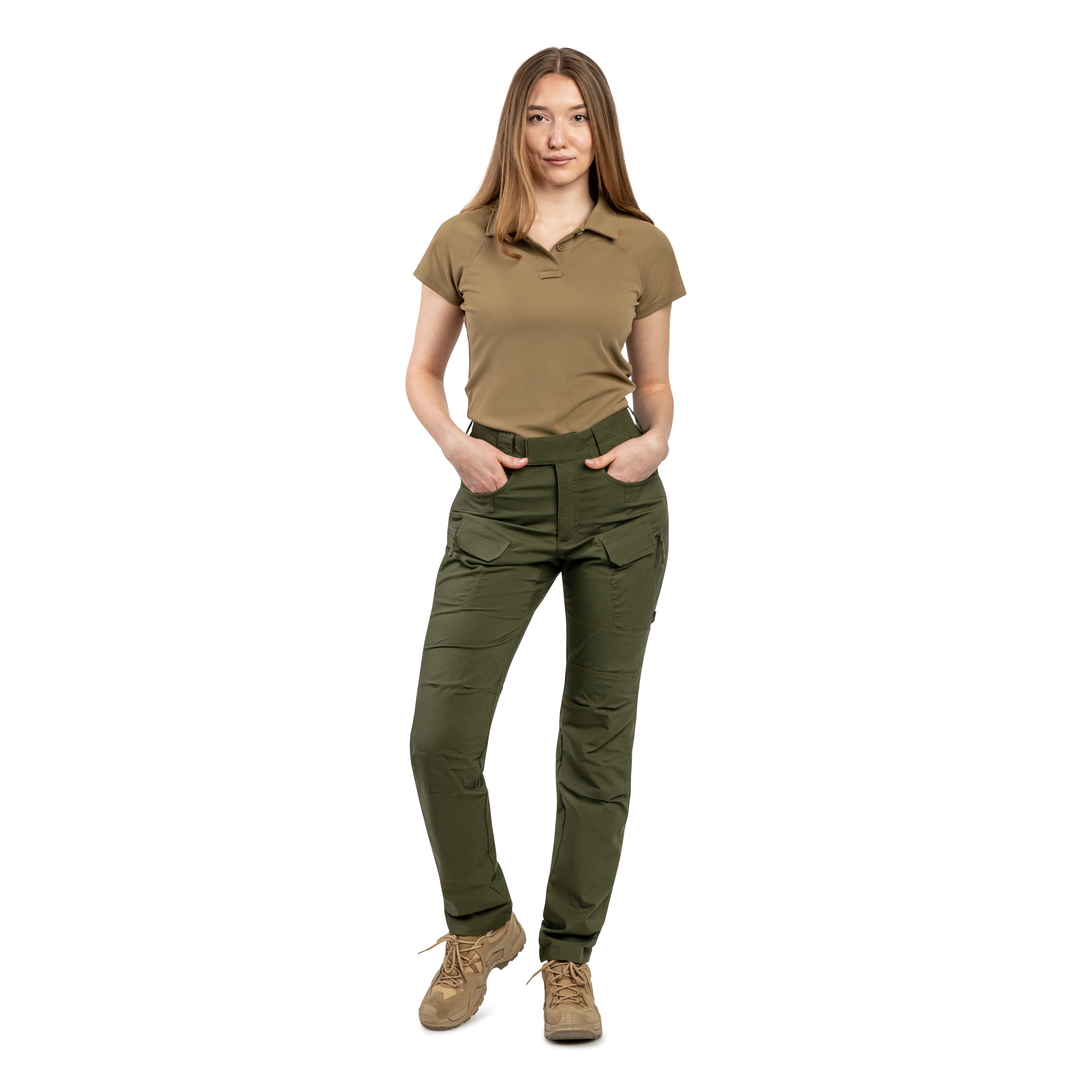 Pantaloni de damă Helikon-Tex UTP PolyCotton Stretch Rip-Stop - Olive Green