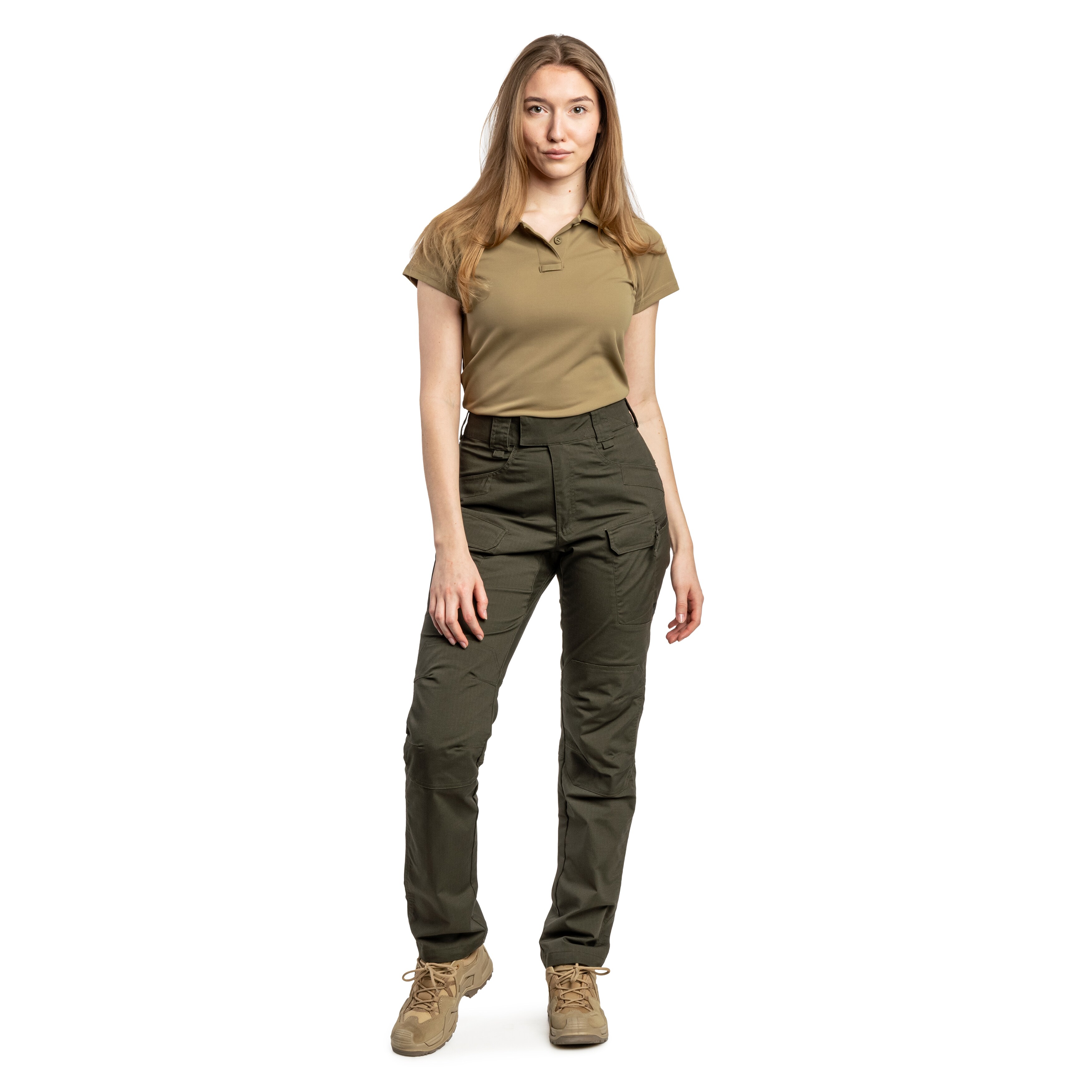 Pantaloni de damă Helikon-Tex UTP PolyCotton Stretch Rip-Stop - Taiga Green