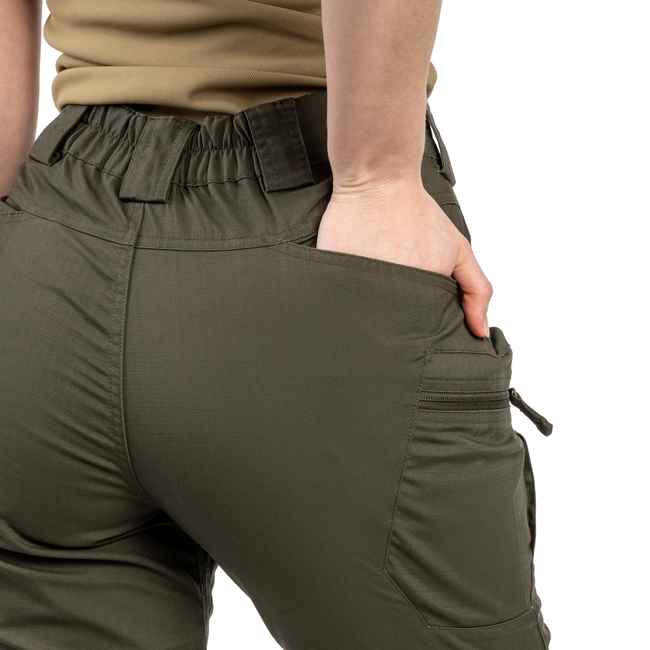 Pantaloni de damă Helikon-Tex UTP PolyCotton Stretch Rip-Stop - Taiga Green