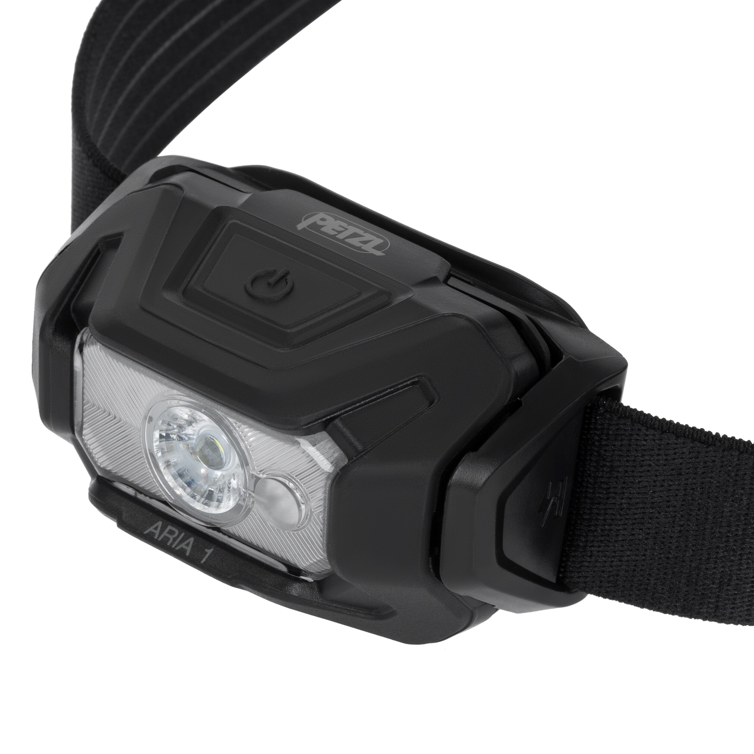 Lanternă frontală Petzl Aria 1 RGB Black - 350 lumeni