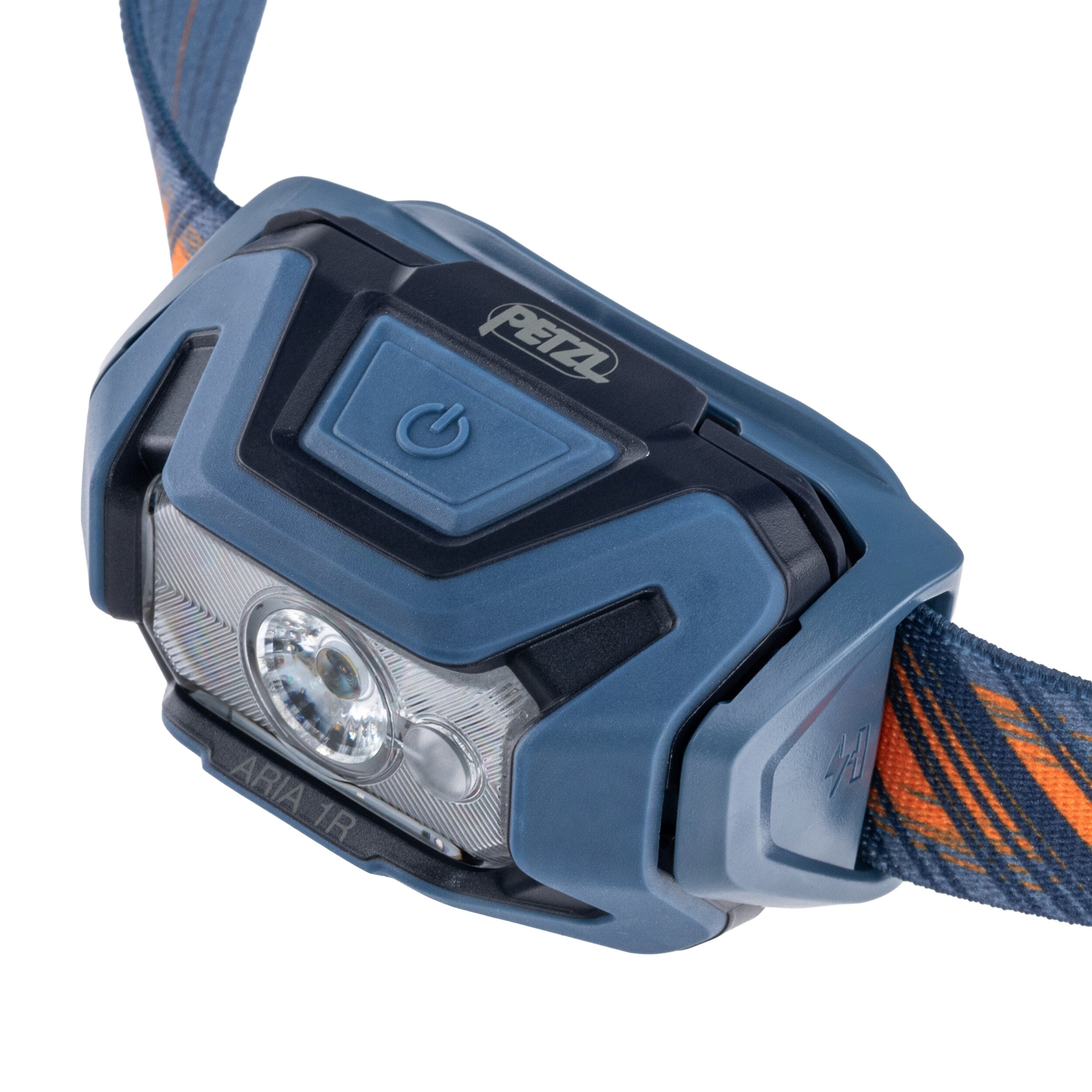Lanternă frontală  Petzl Aria 1R RGB Blue - 475 lumeni