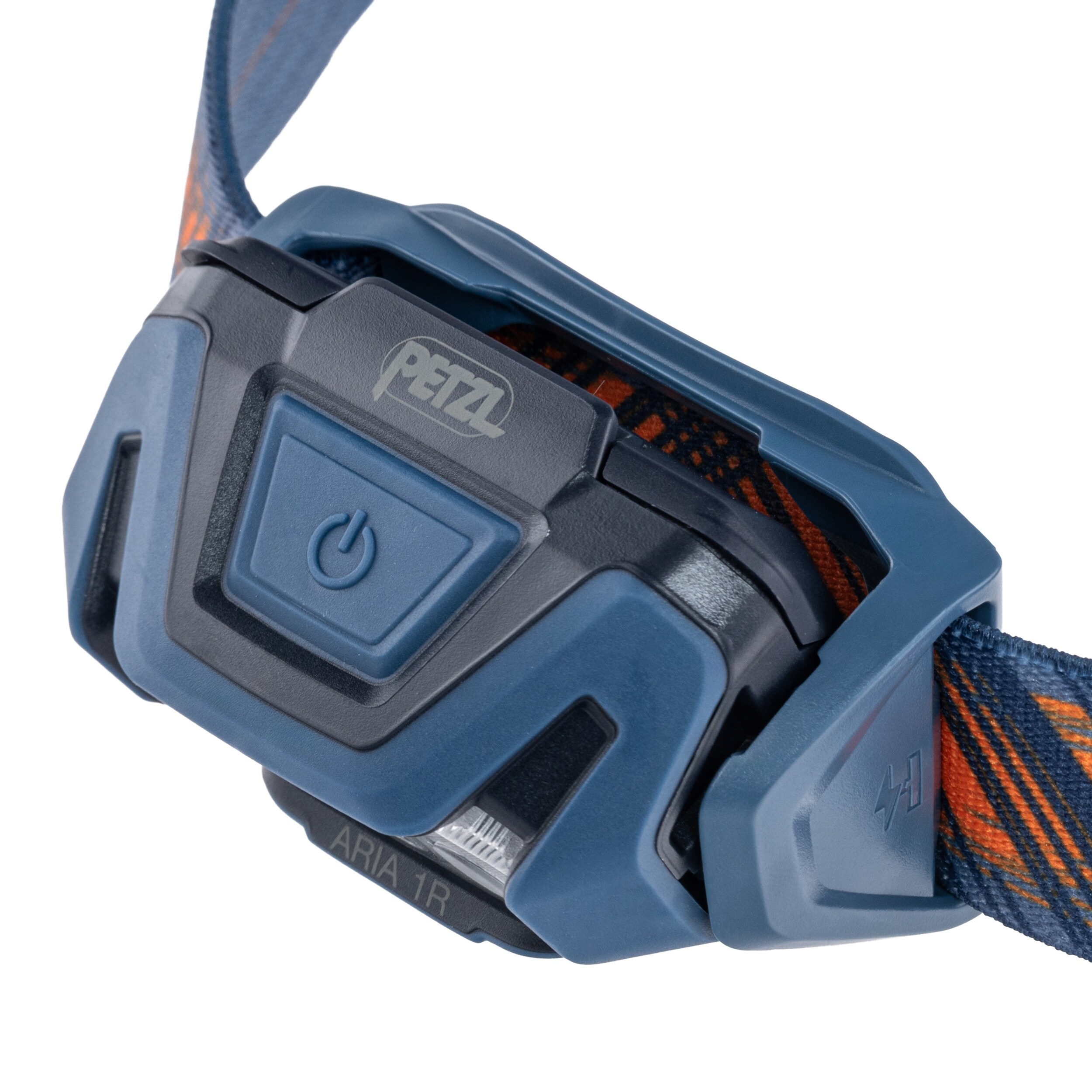 Lanternă frontală  Petzl Aria 1R RGB Blue - 475 lumeni
