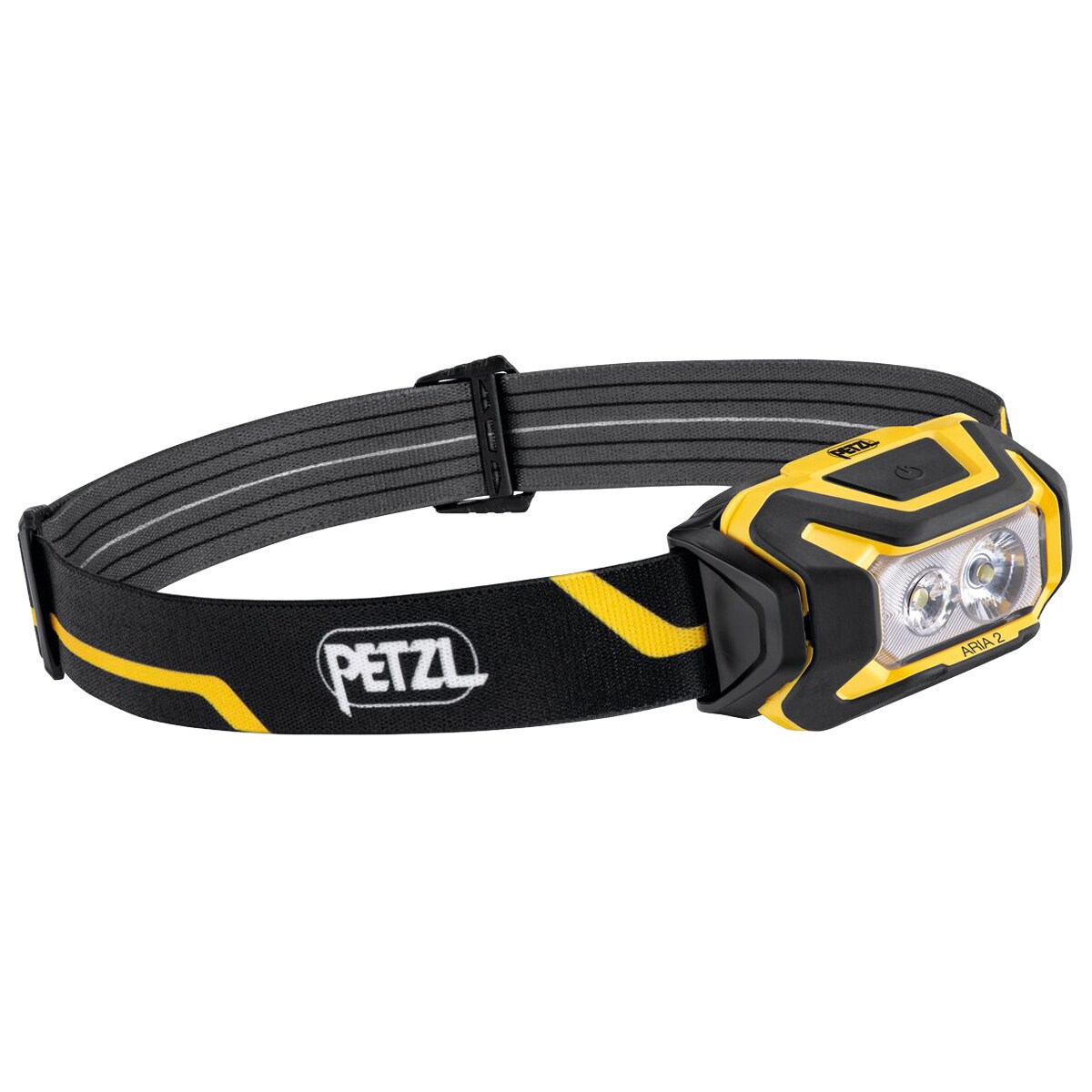 Lanteră frontală Petzl Aria 2 Black/Yellow - 625 lumeni