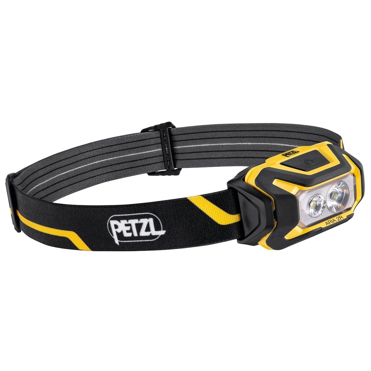 Lanternă frontală Petzl Aria 2R Black/Yellow - 625 lumeni