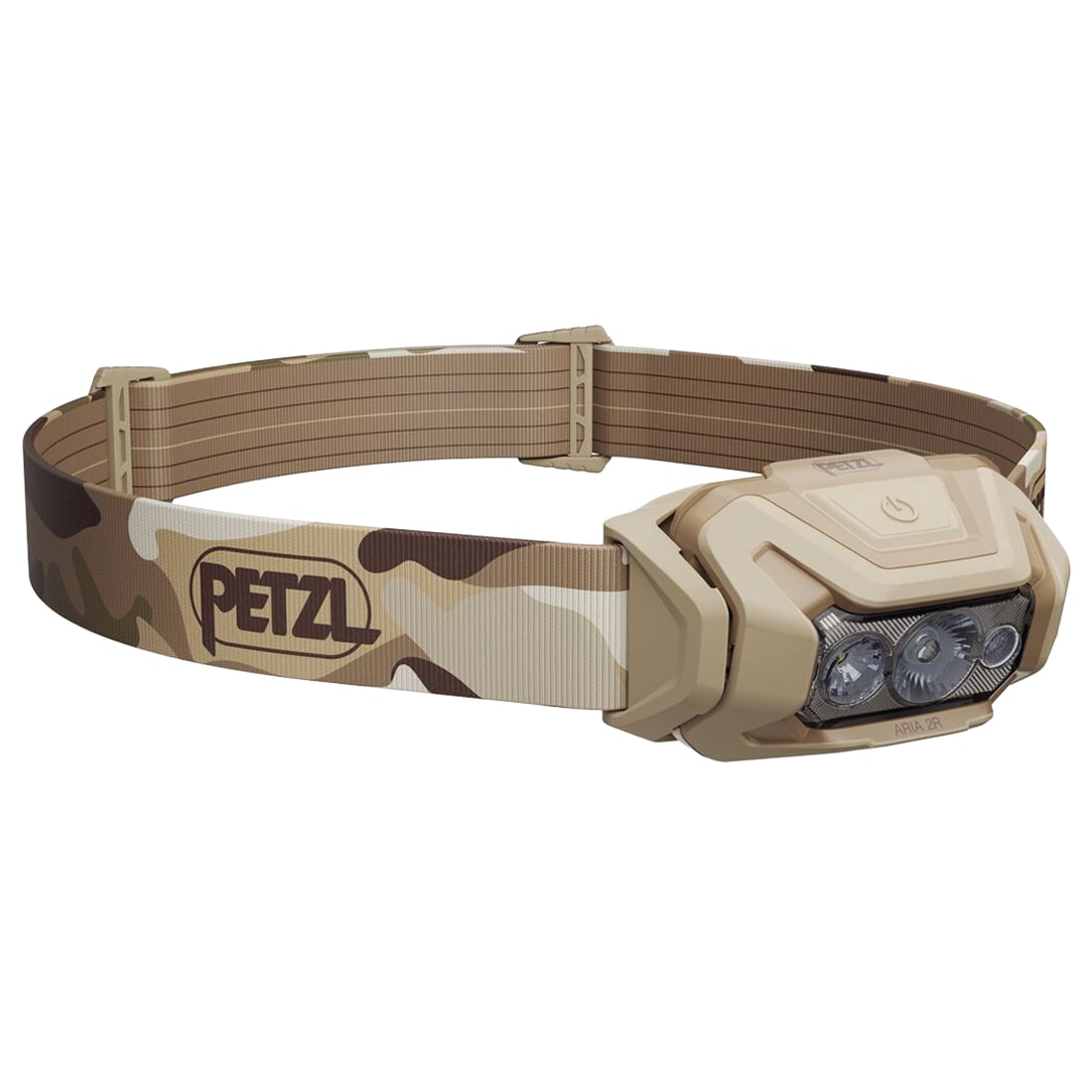 Lanternă frontală Petzl Aria 2R RGB Camo - 625 lumeni