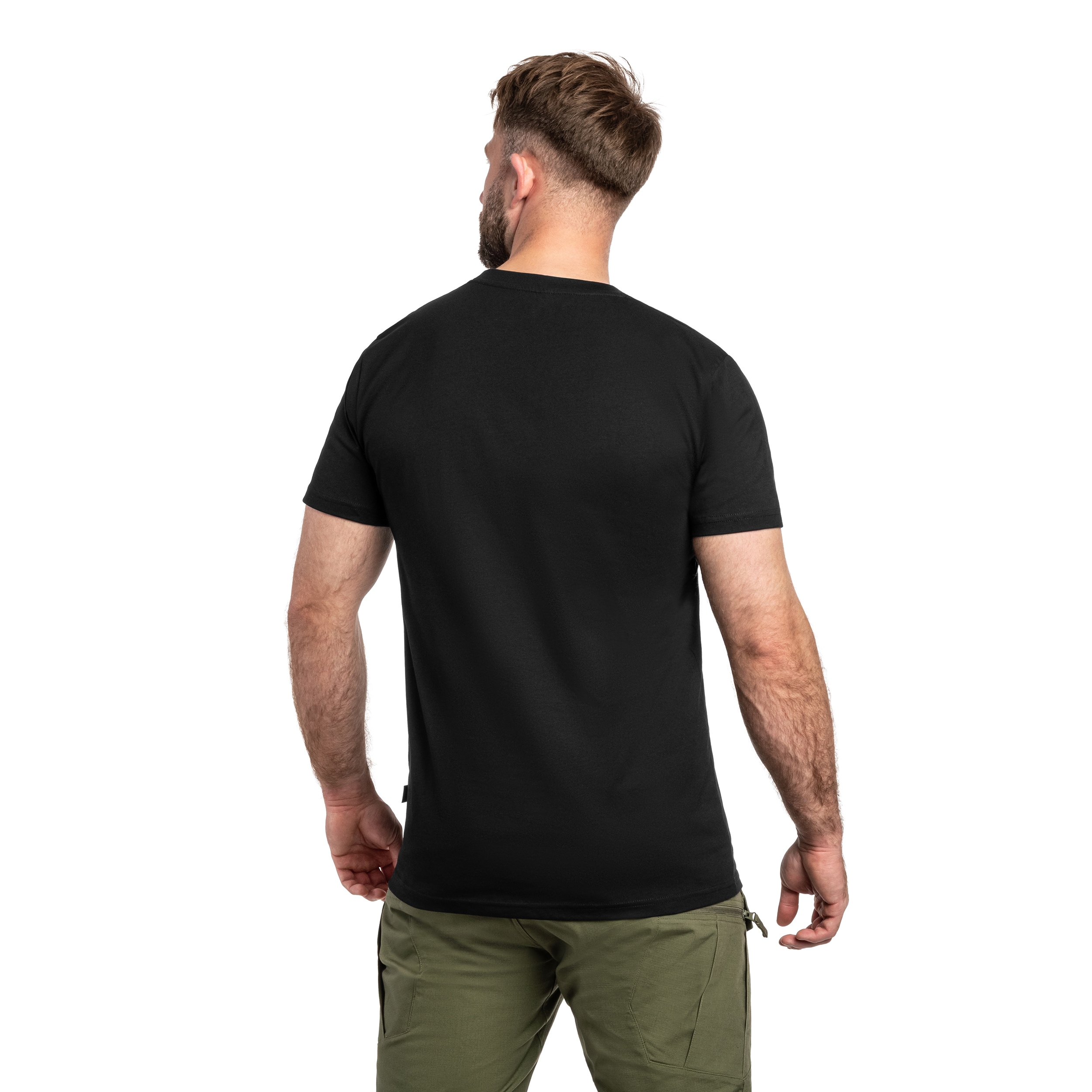 Tricou T-Shirt Helikon-Tex & Camo - Black/Desert Night Camo