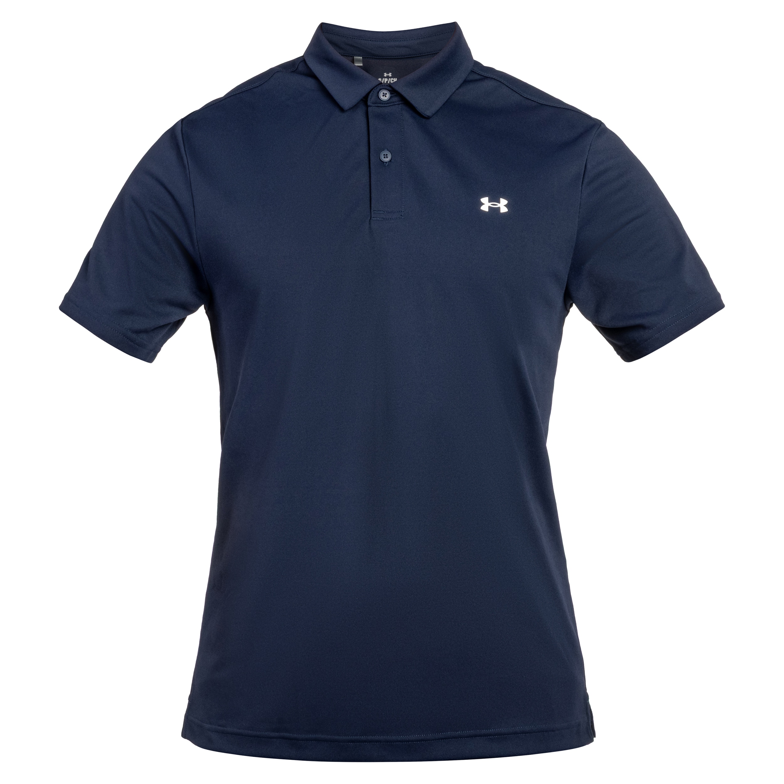 Tricou termoactiv Polo Under Armour Tee To Green Pique - Navy Blue/White