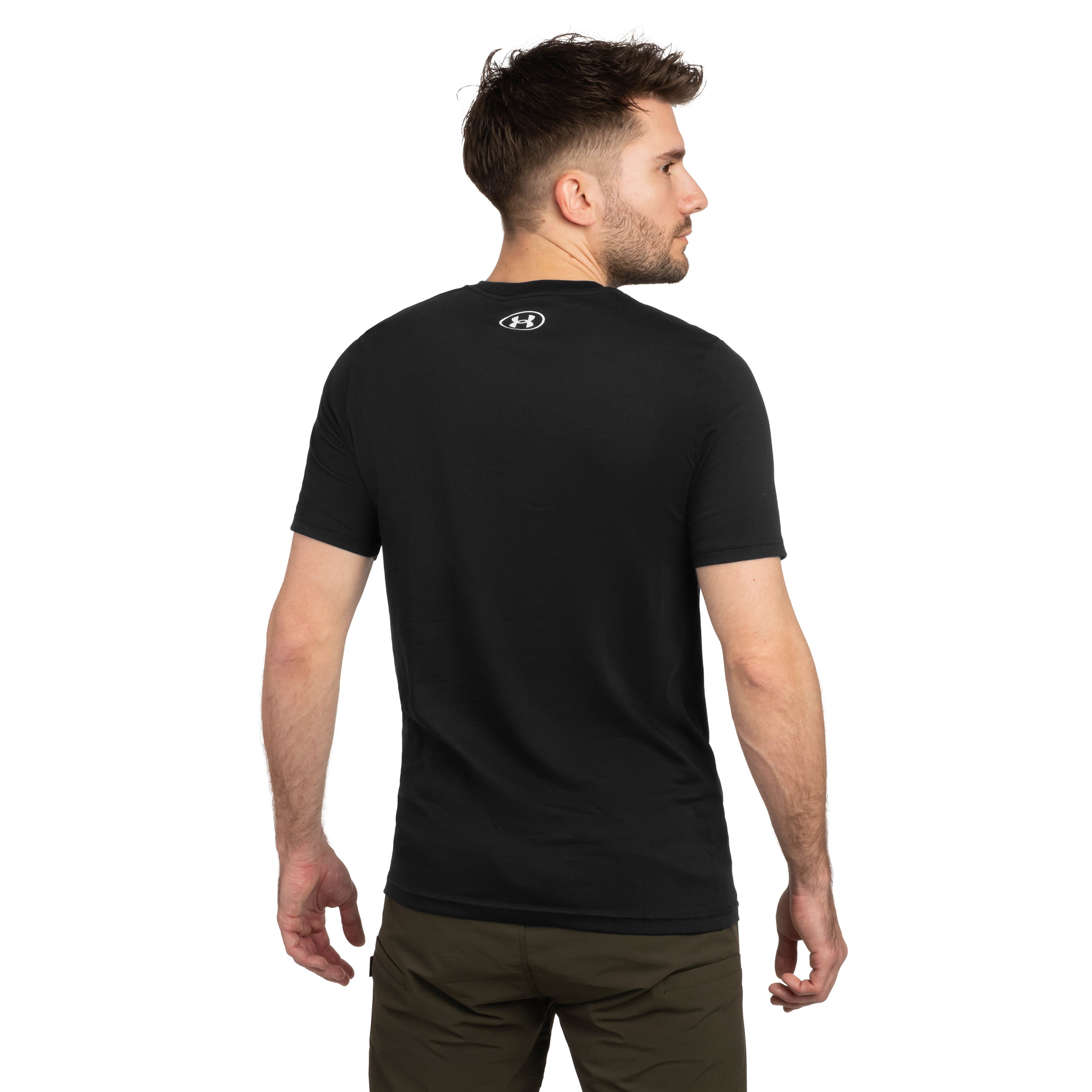 Tricou T-shirt Under Armour UA ABC Camo Boxed Logo - Black/White