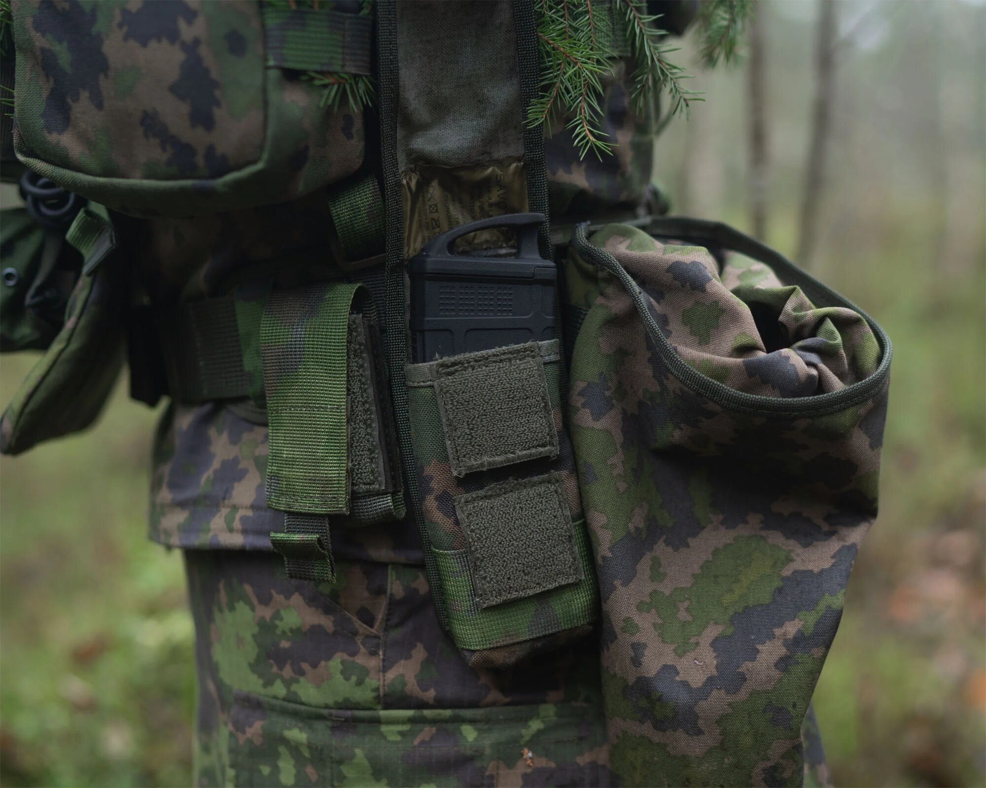 Portîncărcător Savotta pentru încărcător AR15/AK - M05 Woodland