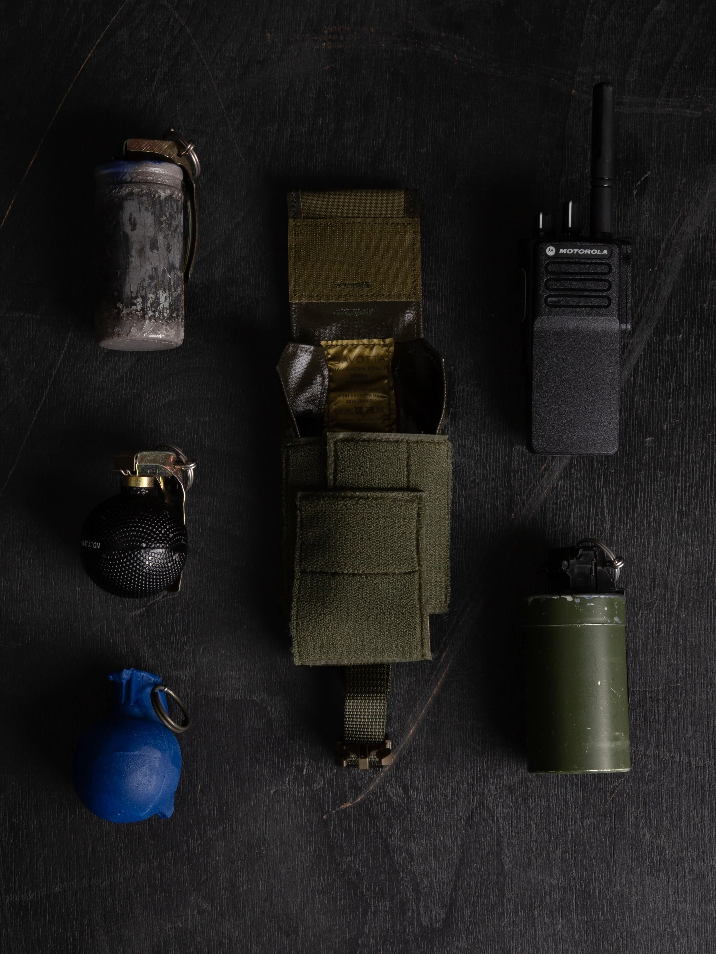 Portîncărcător Savotta Frag Smoke Pouch pentru grenadă - Green