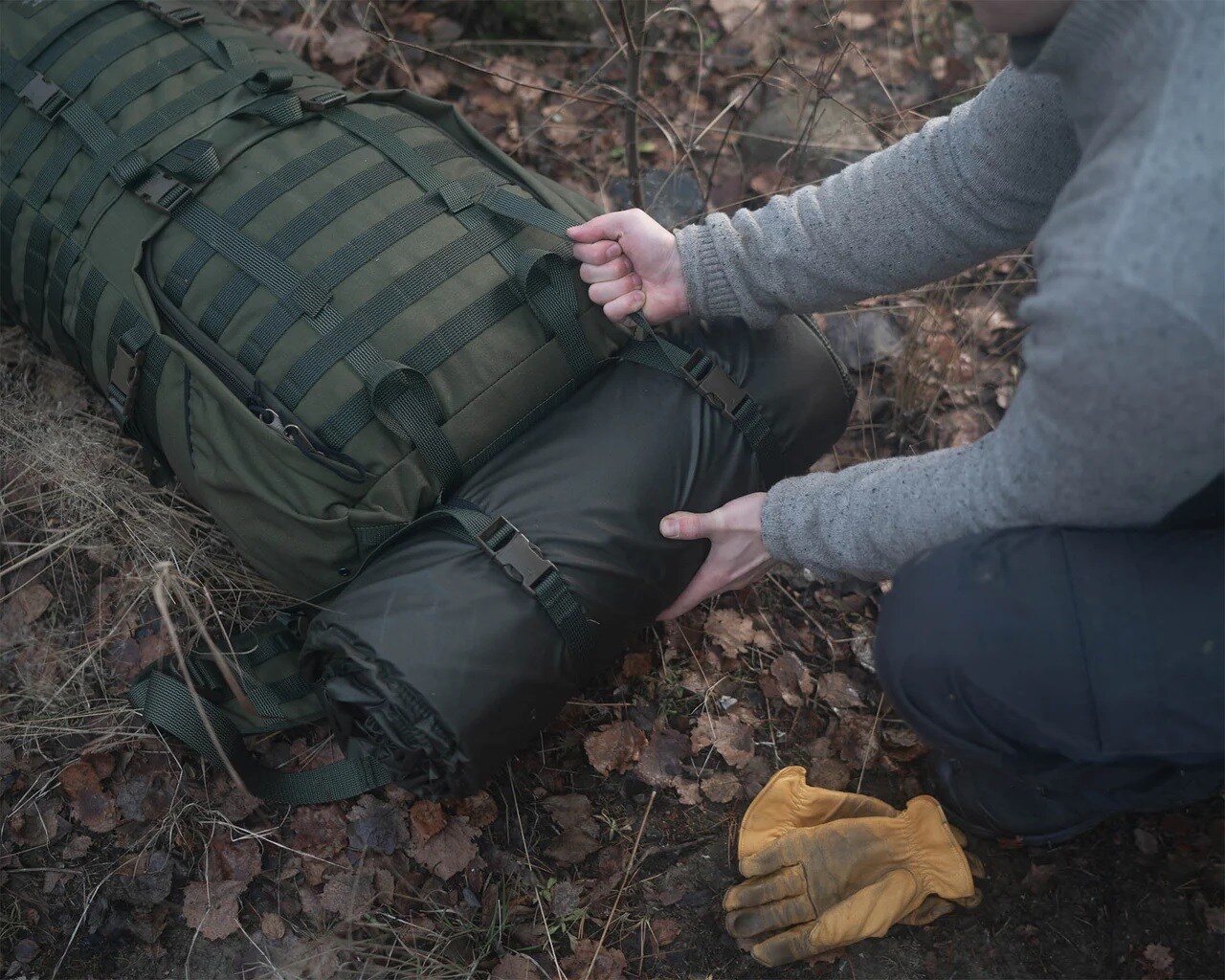 Curele de compresie Savotta SR Buckle 120 cm 2 buc. - Green