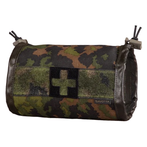 Husă medicală Savotta S-IFAK Horizontal Mount - M05 Woodland