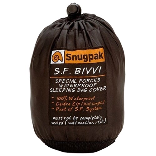 Husă pentru sac de dormit Snugpak Special Forces Centre Zip Bivvi - Black