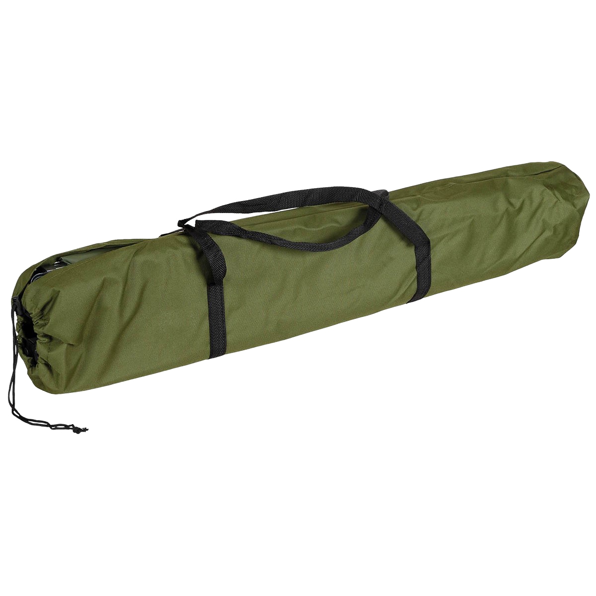 Pat de camping pliabil MFH US din oțel Olive - 190 x 60 cm