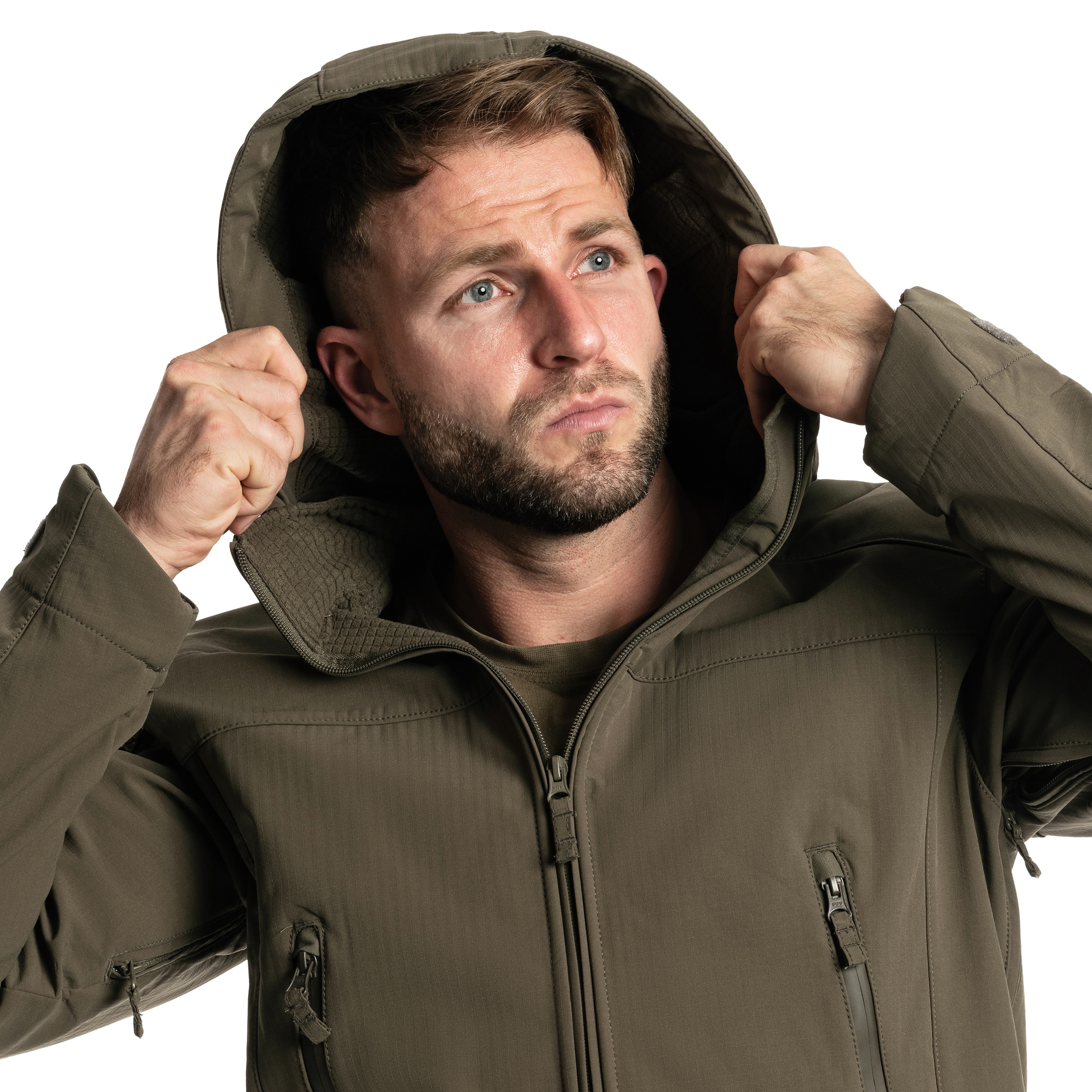 Geacă A10 Equipment Softshell V2 Fighter - Olive Green