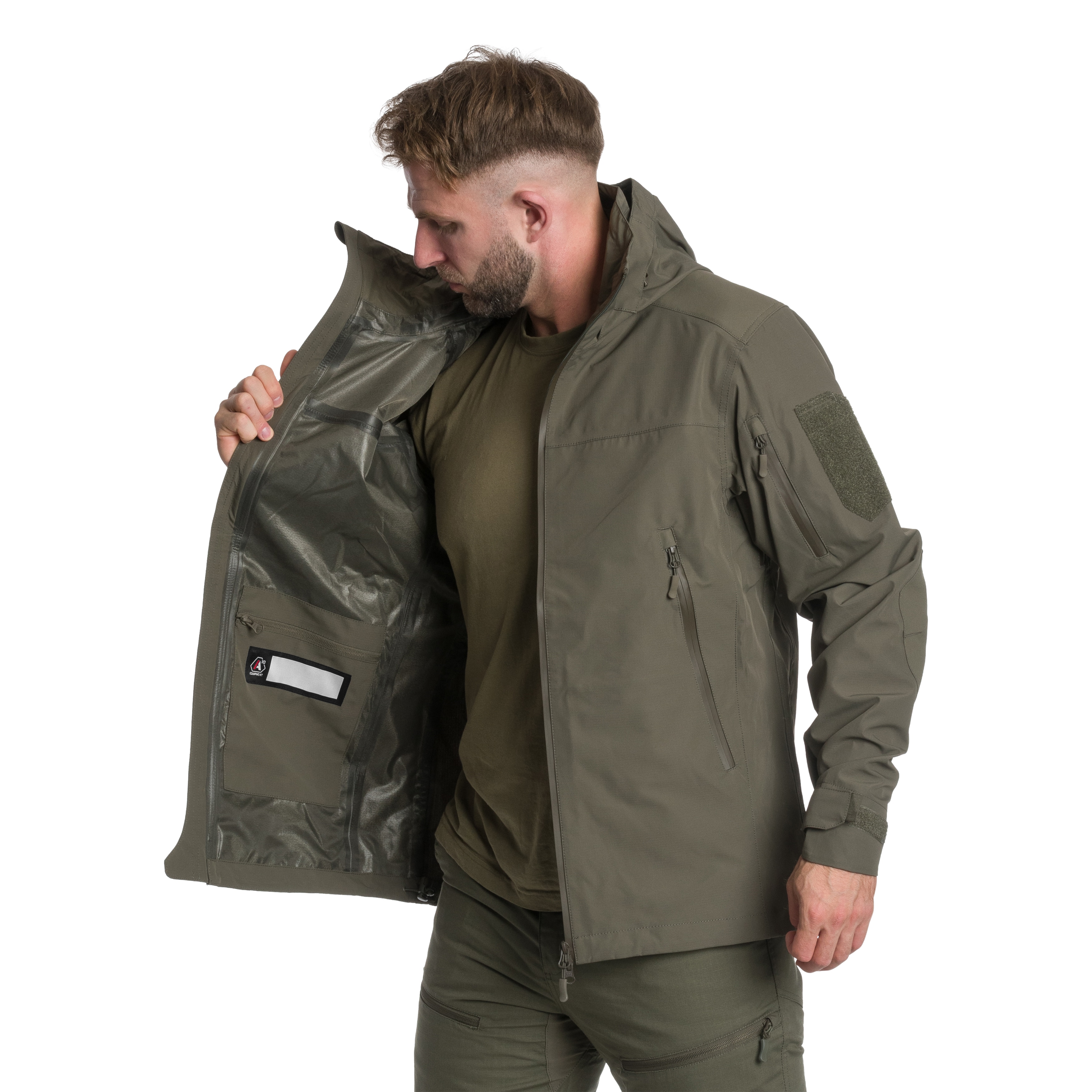 Geacă A10 Equipment Fighter Hardshell Parka Jacket - Olive Green