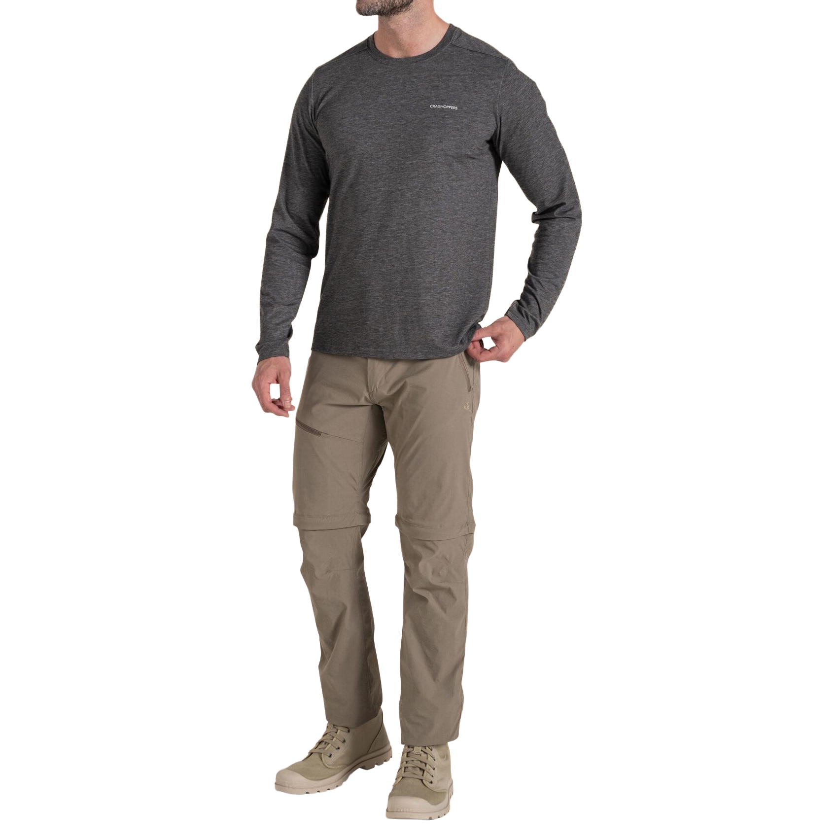 Pantaloni Craghoppers NosiLife Pro Convertible III - Pebble