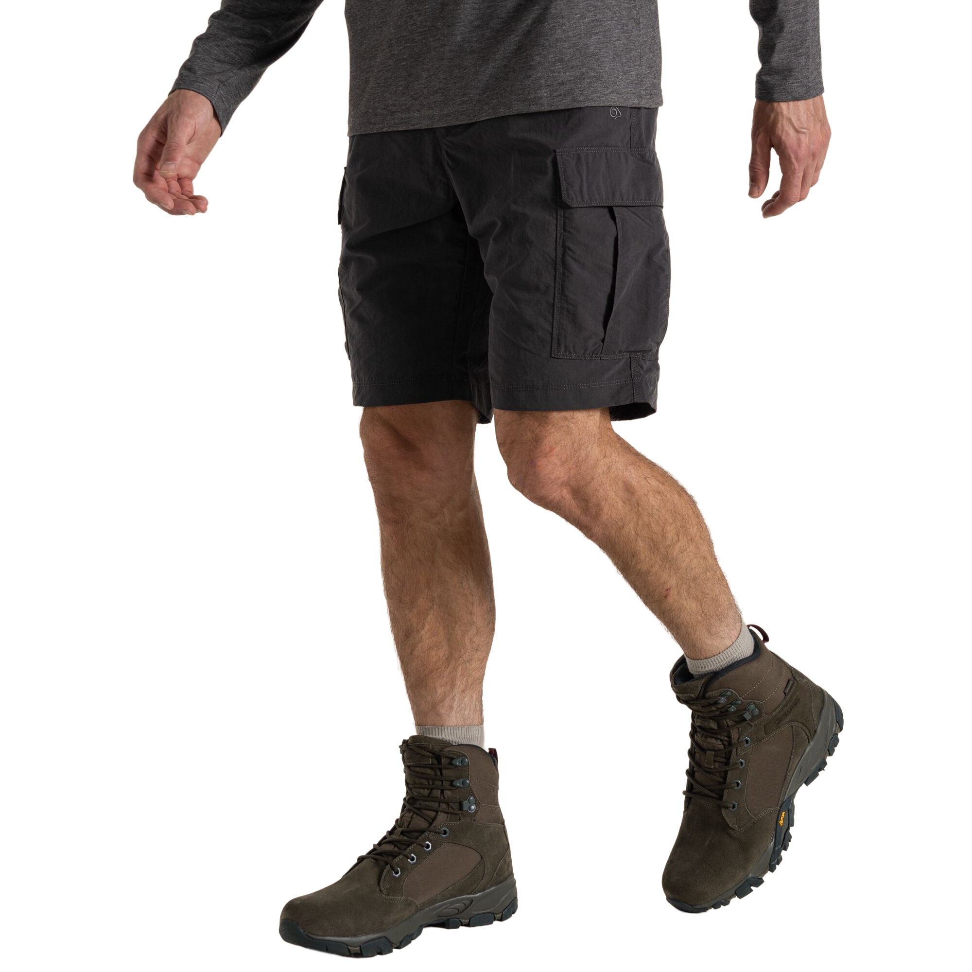 Pantaloni scurți Craghoppers NosiLife Cargo Shorts III - Black Pepper