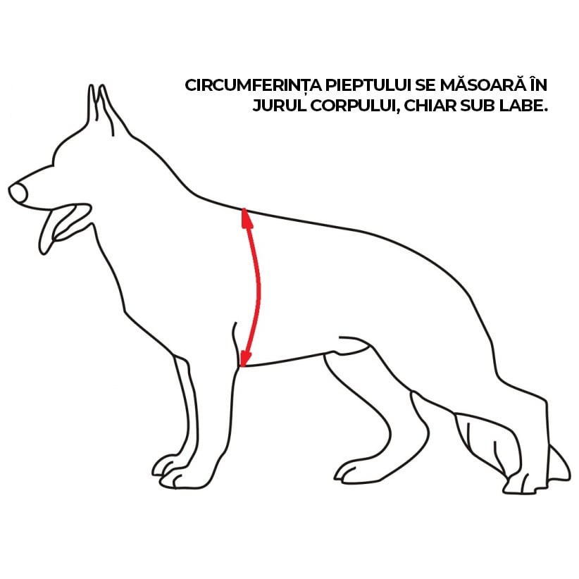 Ham pentru câine K9 Thorn Charlie - Black