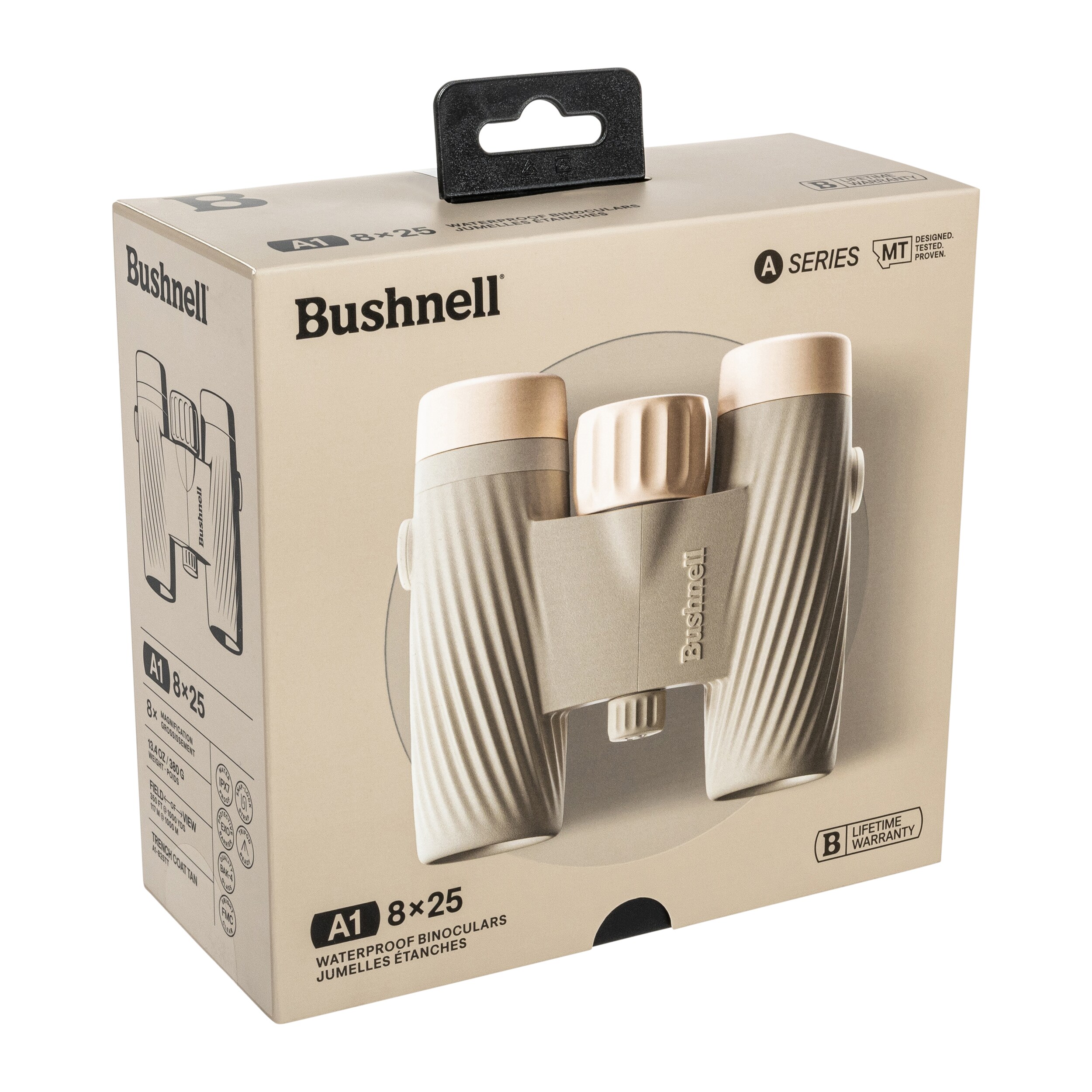 Binoclu Bushnell A1 Compact 8x25 - Trench Tan