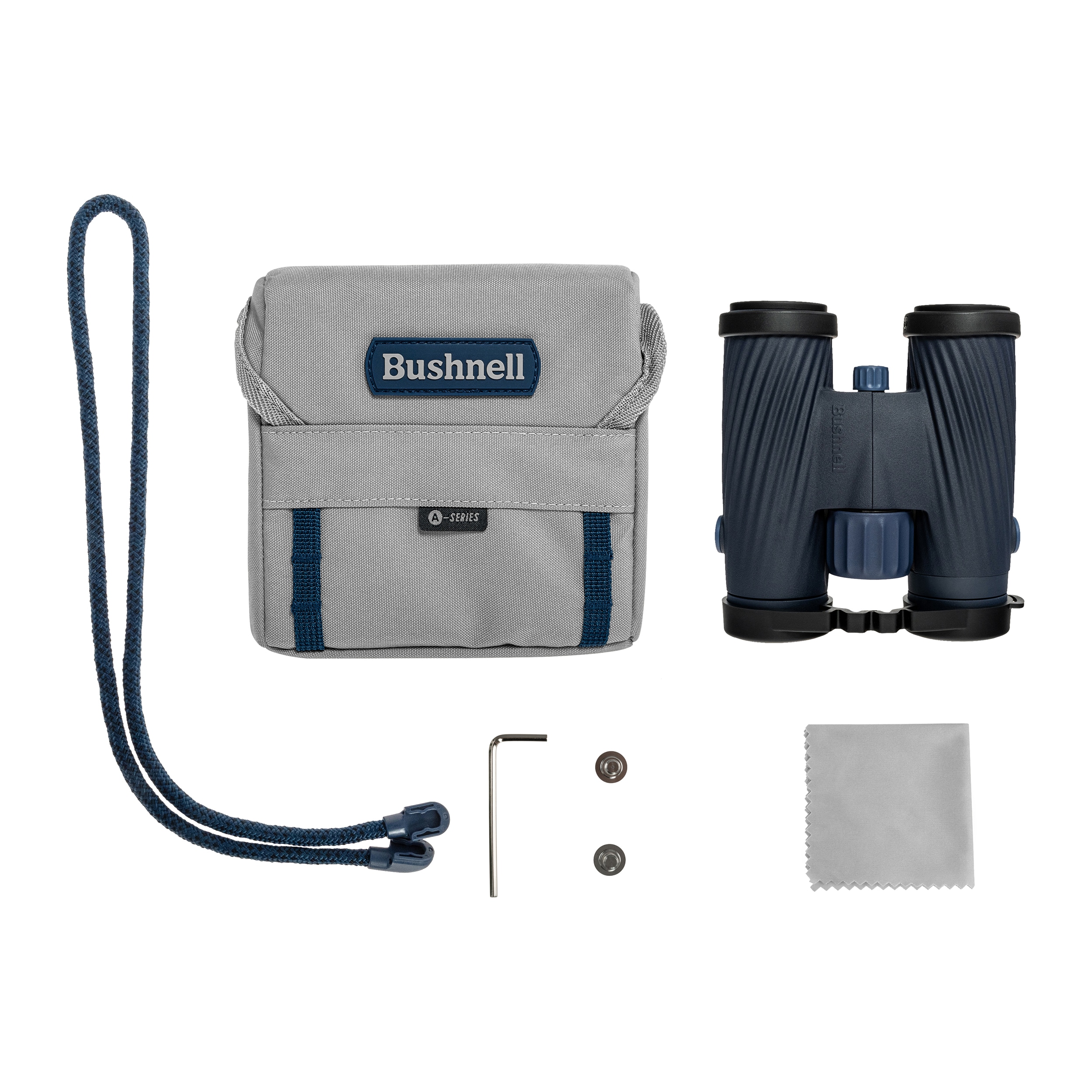 Binoclu Bushnell A3 Mid-Size 10x32 - Sky Captain Blue