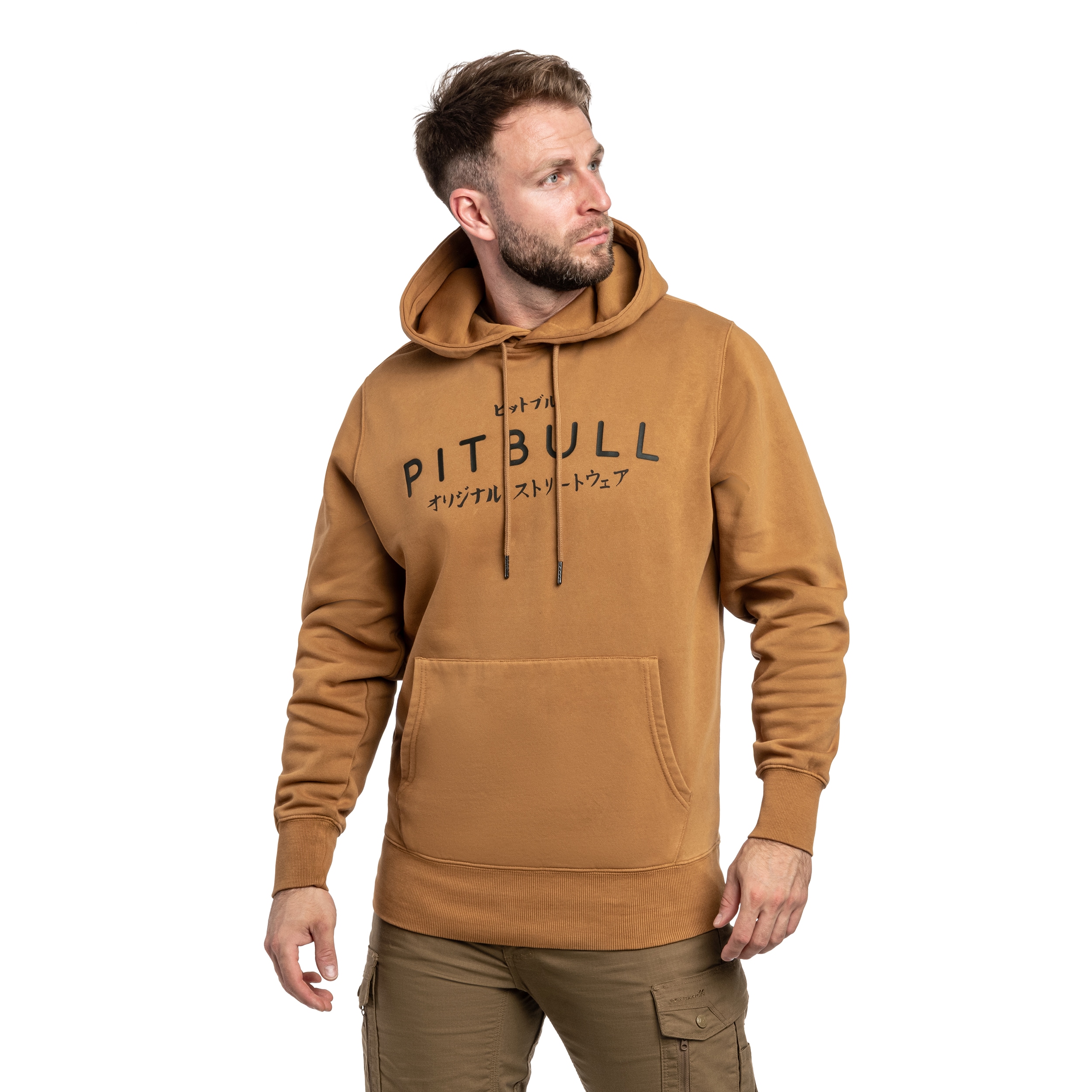Hanorac Pitbull Washed MT Fuji Hooded - Yellow