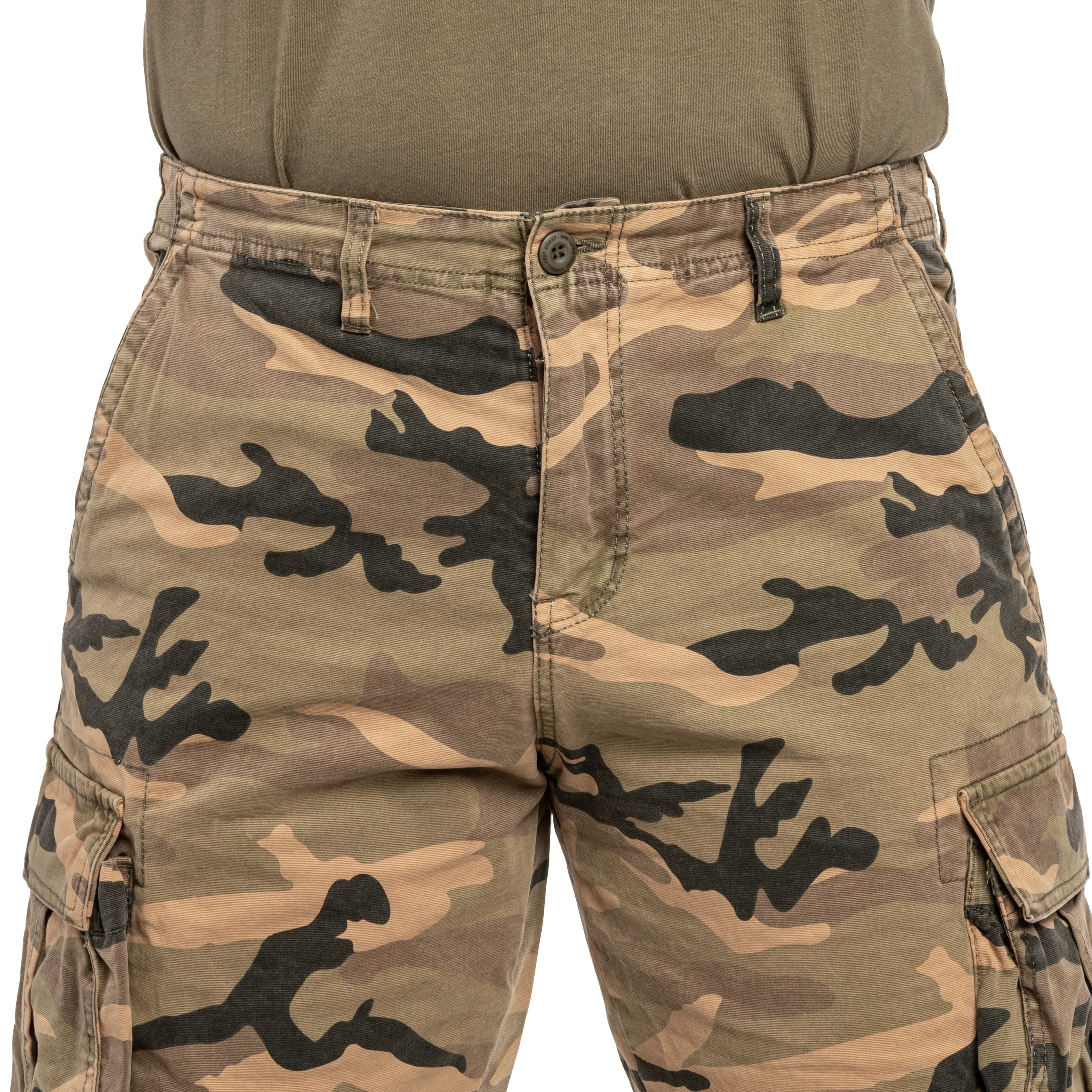 Pantaloni scurți Pitbull Jackal - Woodland Camo