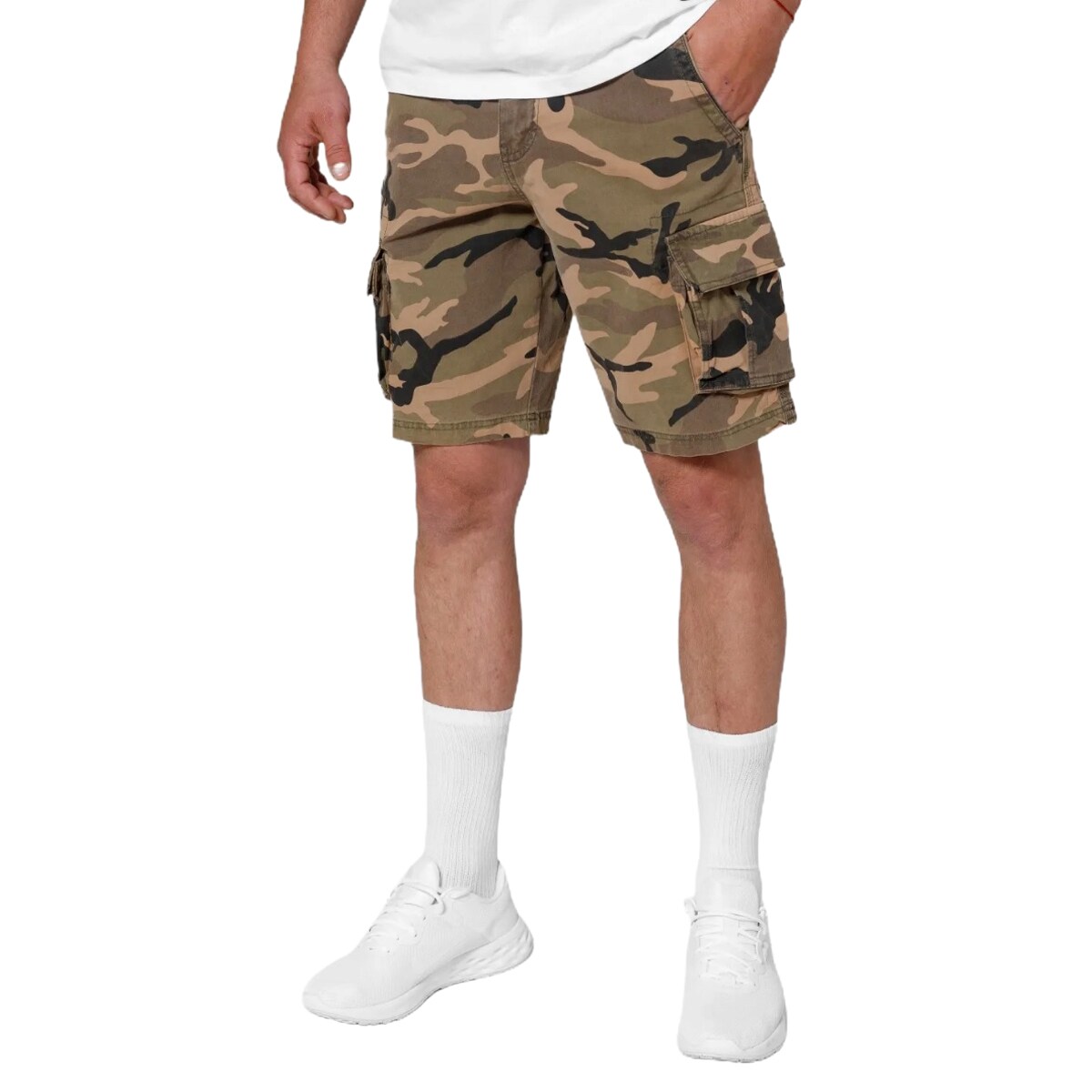 Pantaloni scurți Pitbull Jackal - Woodland Camo