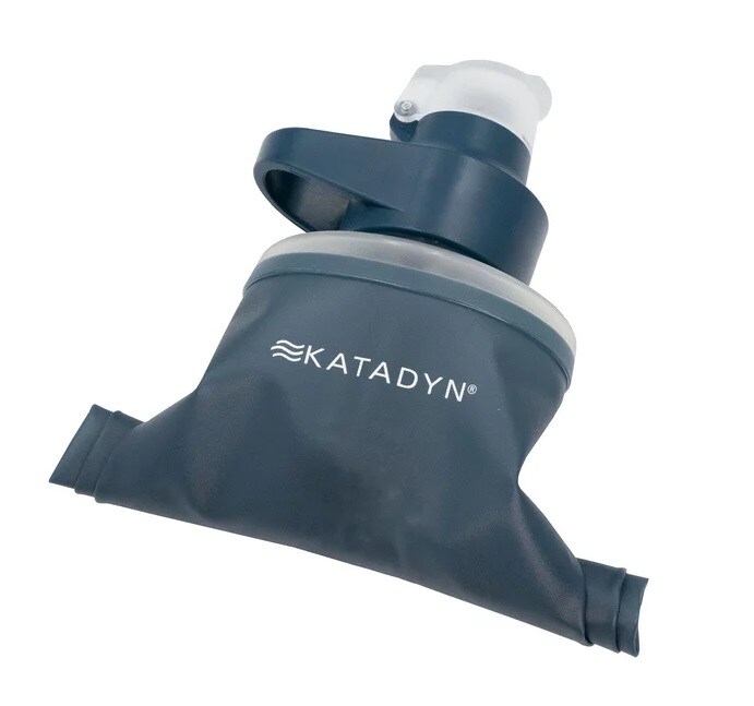 Sticlă pliabilă cu filtru Katadyn BeFree AC Filter 1 l - Slate Blue