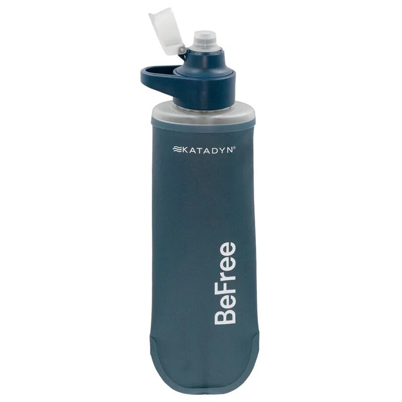 Sticlă pliabilă cu filtru Katadyn BeFree AC Filter 500 ml - Slate Blue