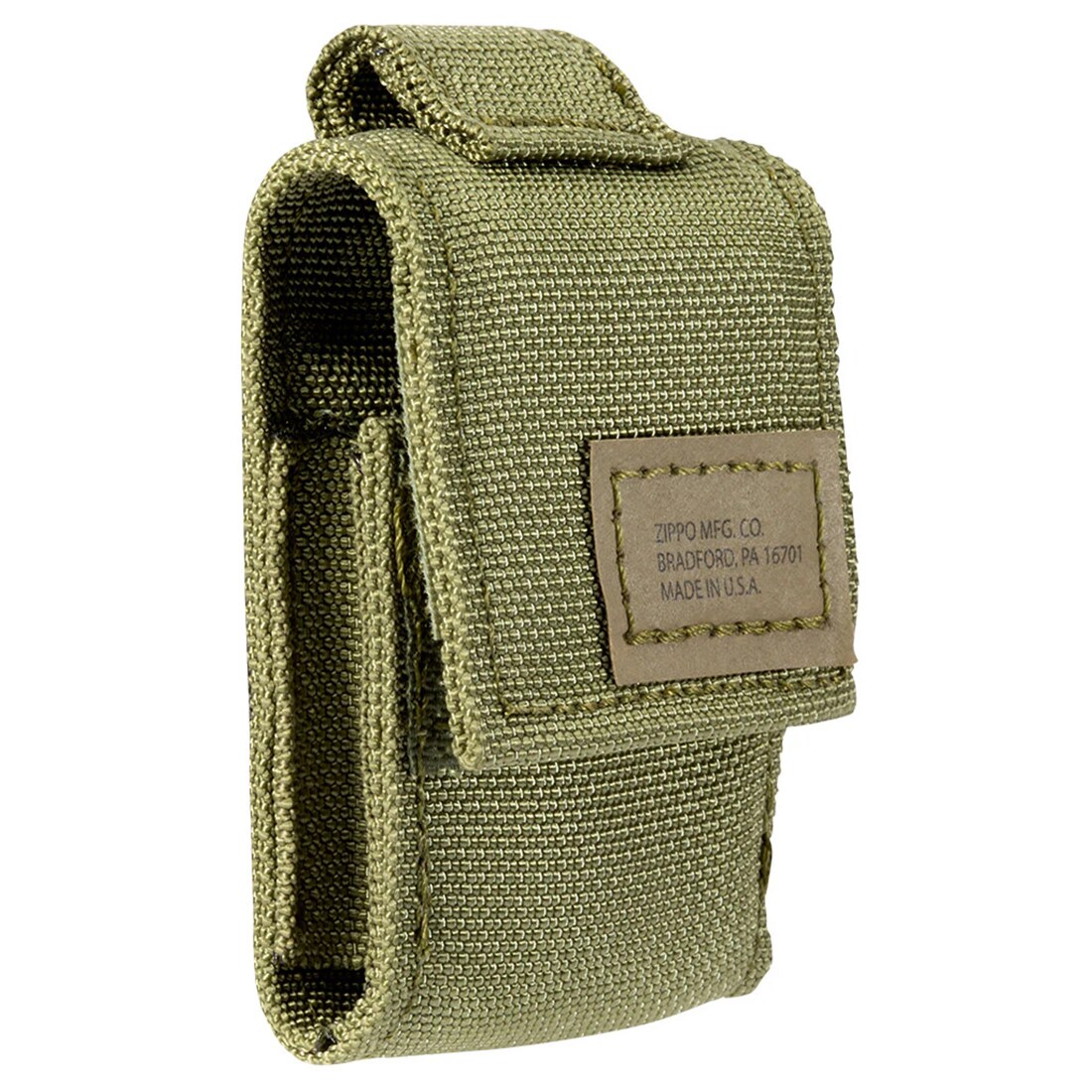 Brichetă pe benzină Zippo Crackle cu husă - Green