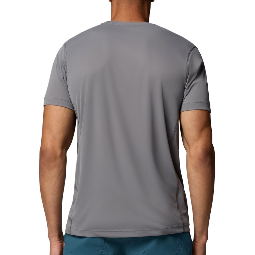 Tricou termoactiv Columbia Zero Rules Light Technical Short Sleeve - City Grey