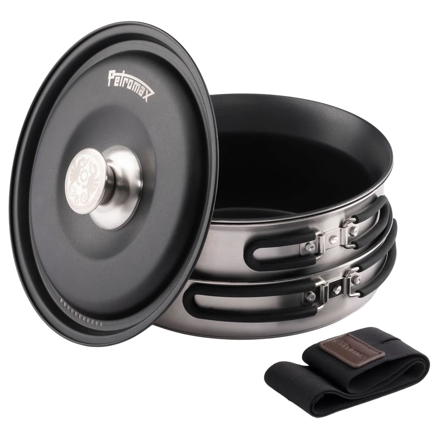 Set de vase turistice Petromax Dimego Cookware - Black