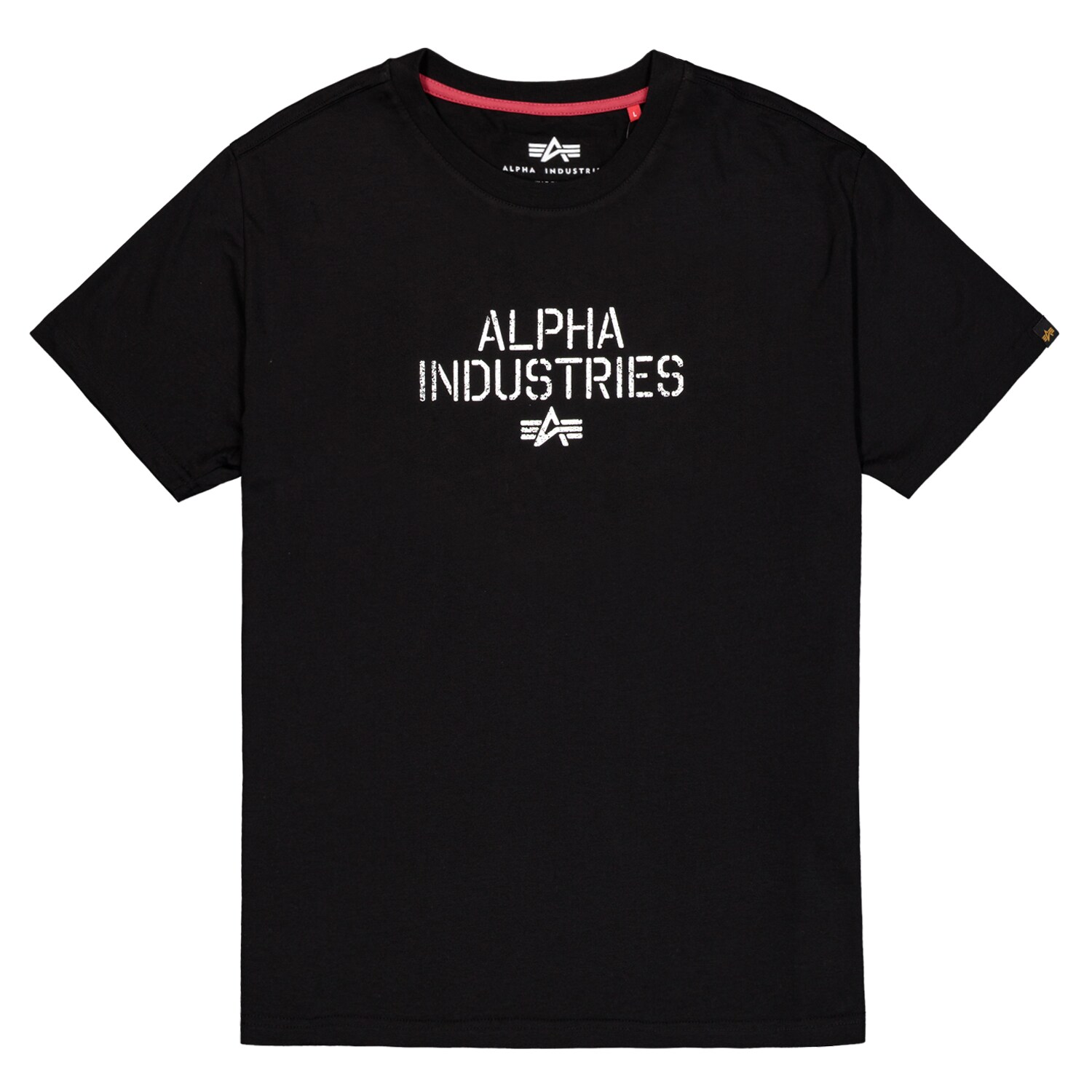 Tricou T-shirt Alpha Industries Target Backprint - Black