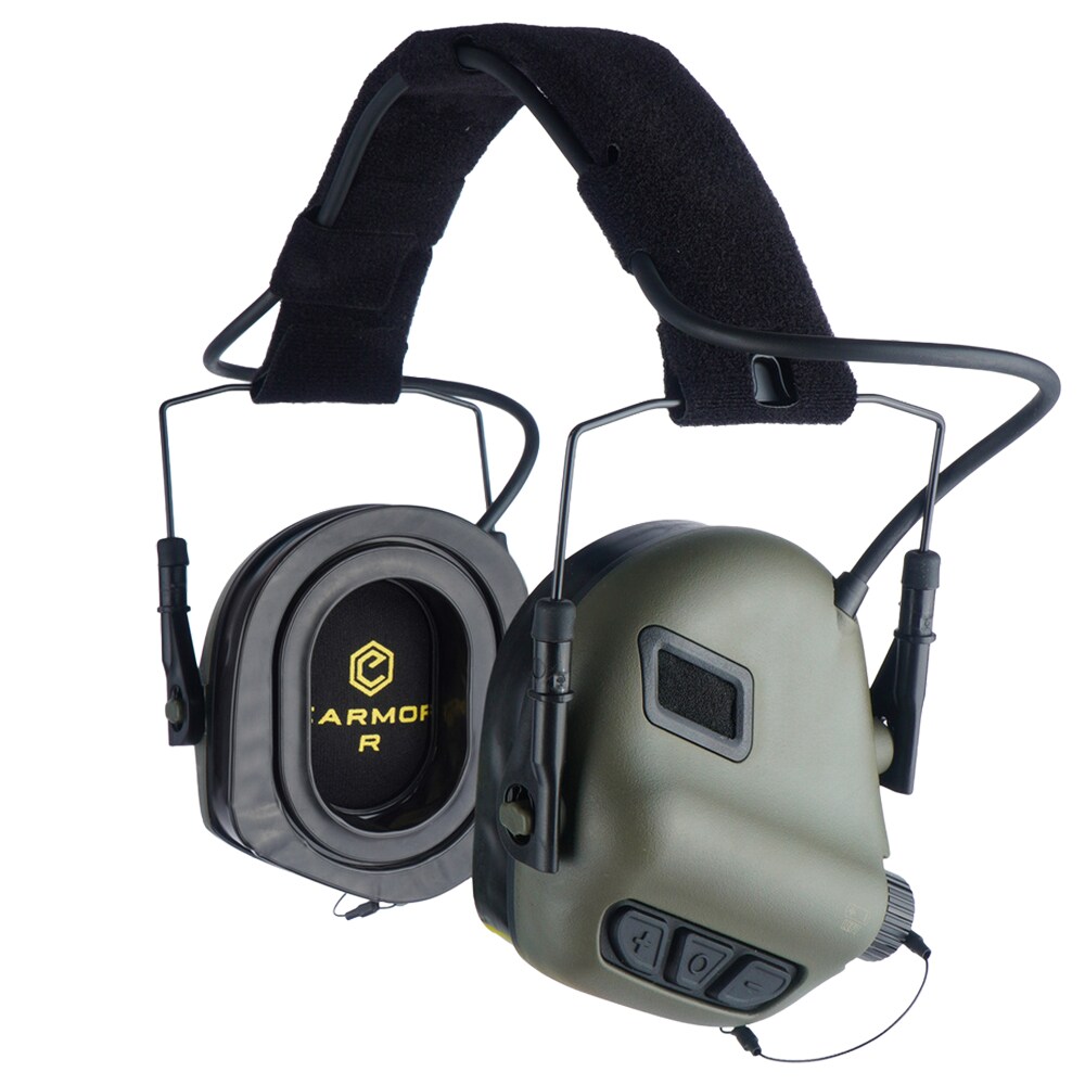 Protecție auditivă activă Earmor M31 Mark4 - Foliage Green
