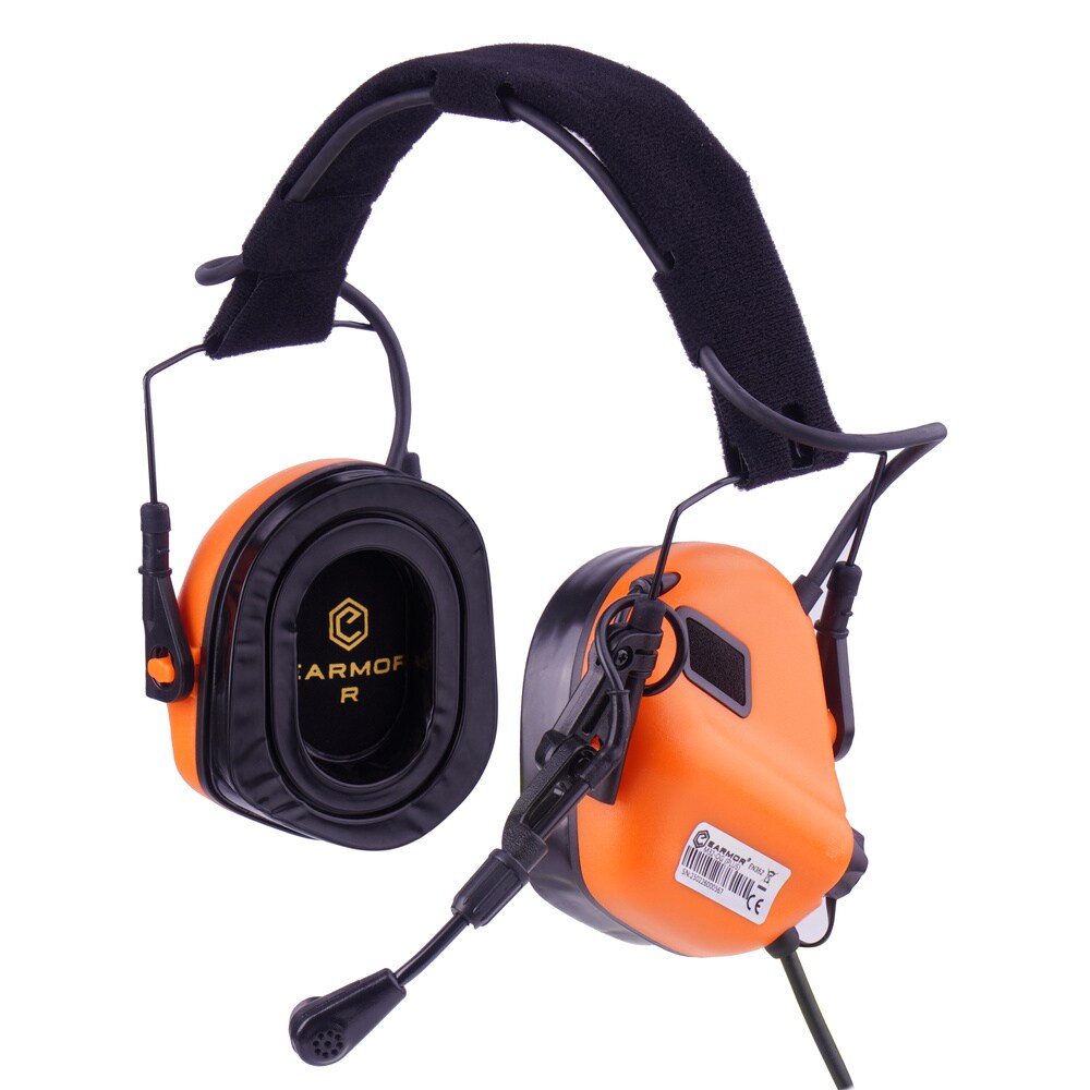 Protecție auditivă pasivă Earmor M32 Plus - Vivid Orange
