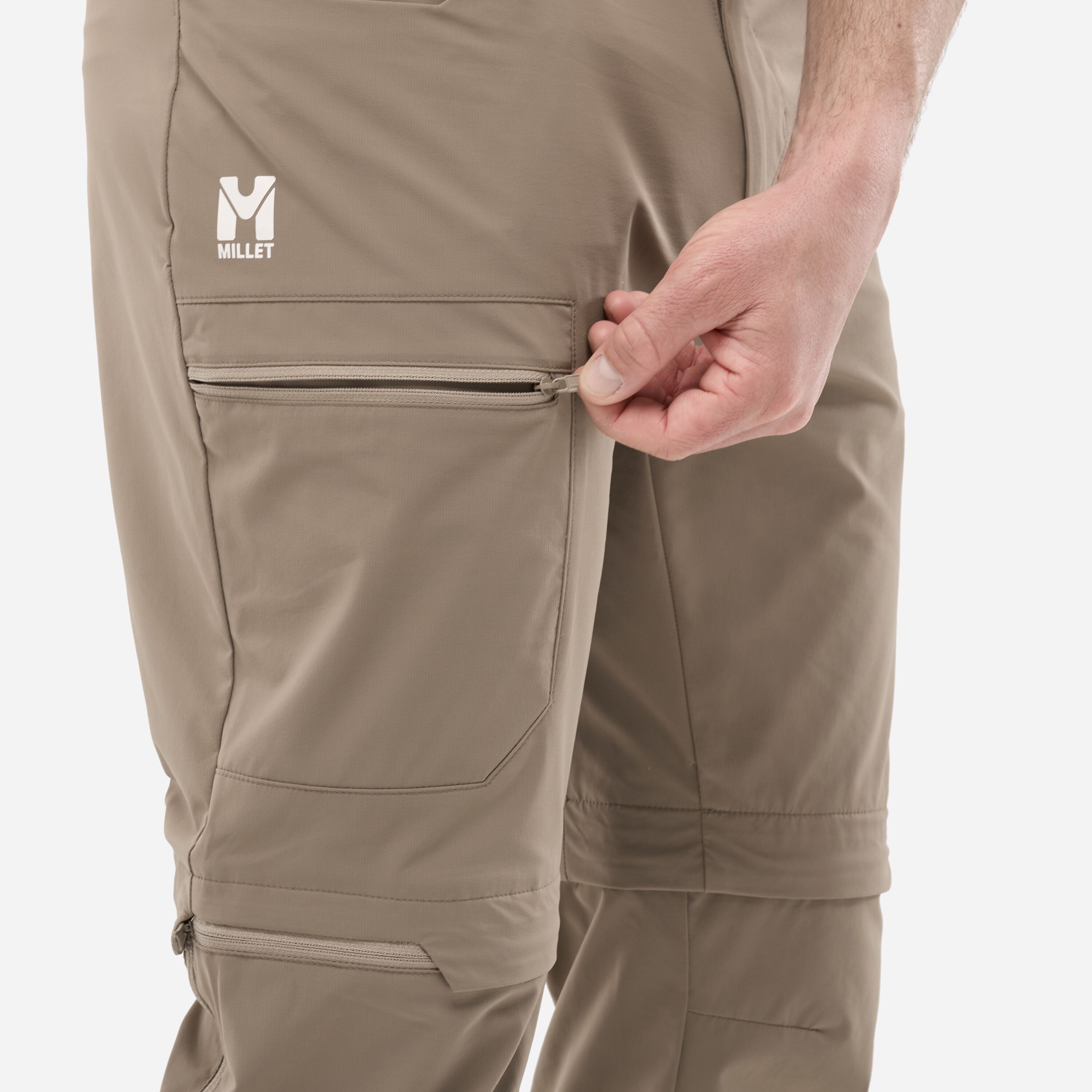 Pantaloni Millet Ubic Stretch Zip Off - Beige