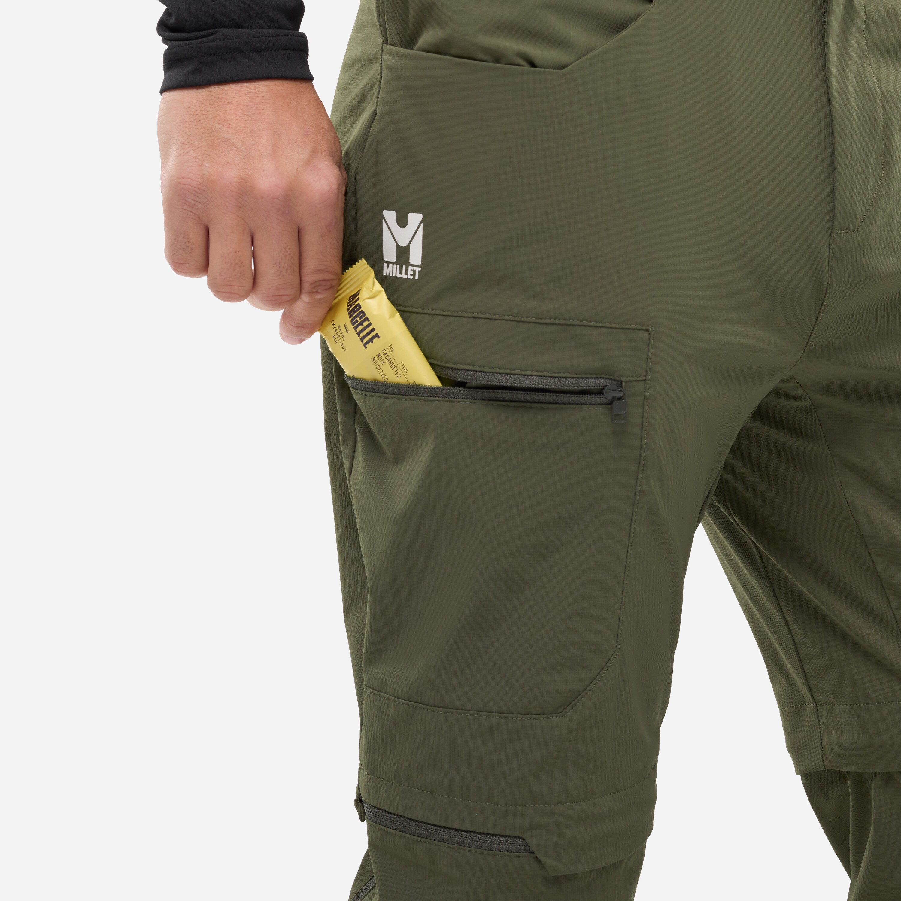 Pantaloni Millet Ubic Stretch Zip Off - Khaki