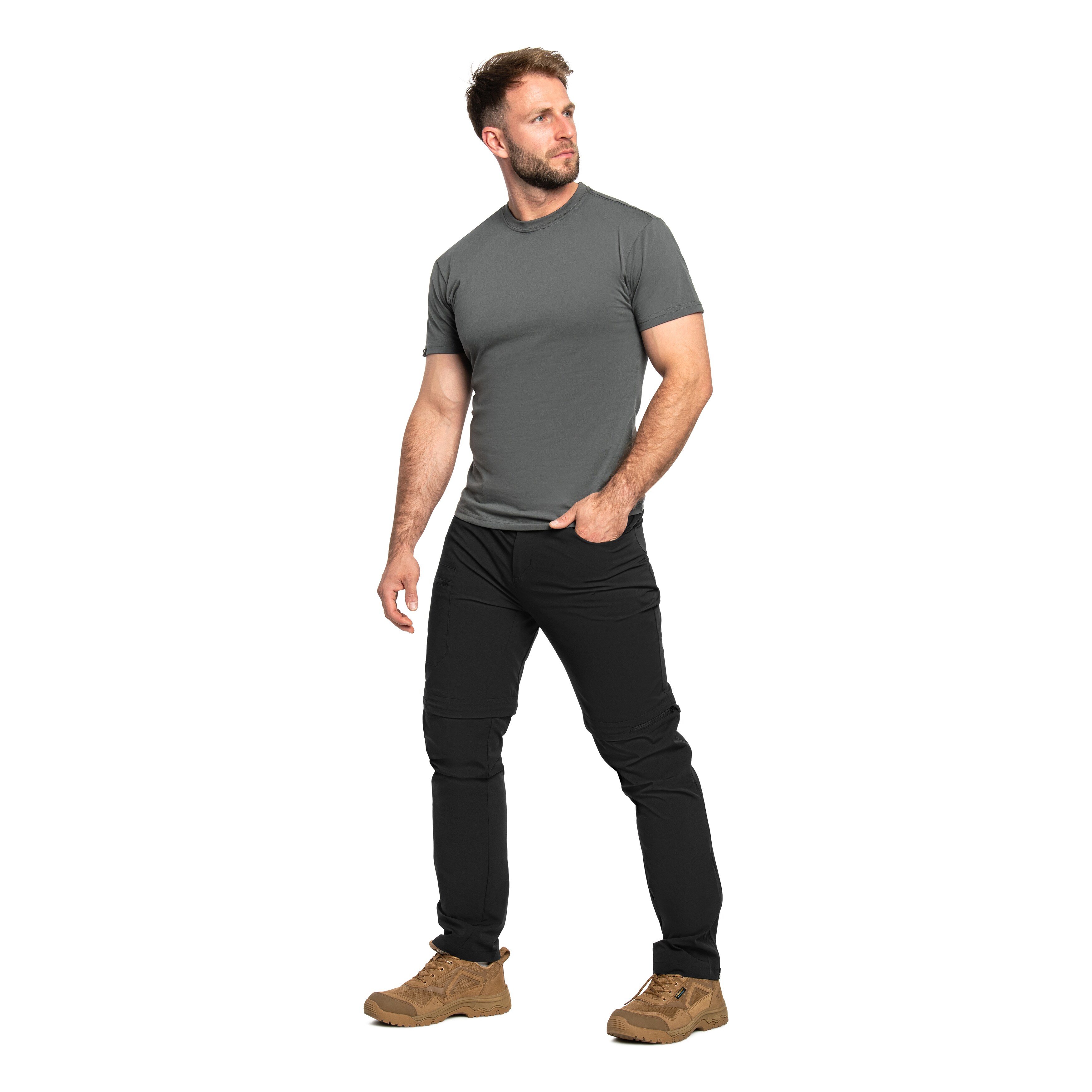 Pantaloni Millet Ubic Stretch Zip Off - Black
