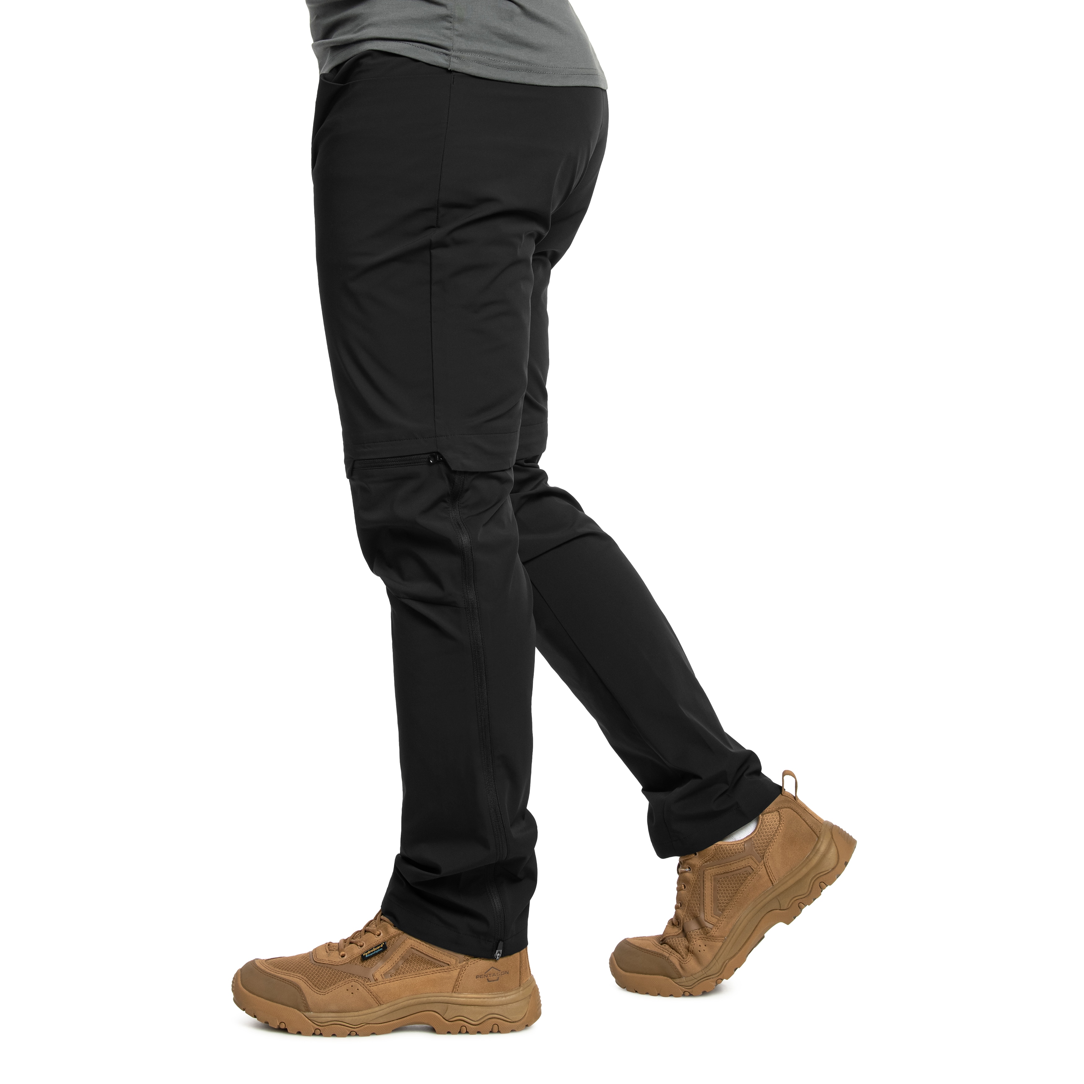 Pantaloni Millet Ubic Stretch Zip Off - Black