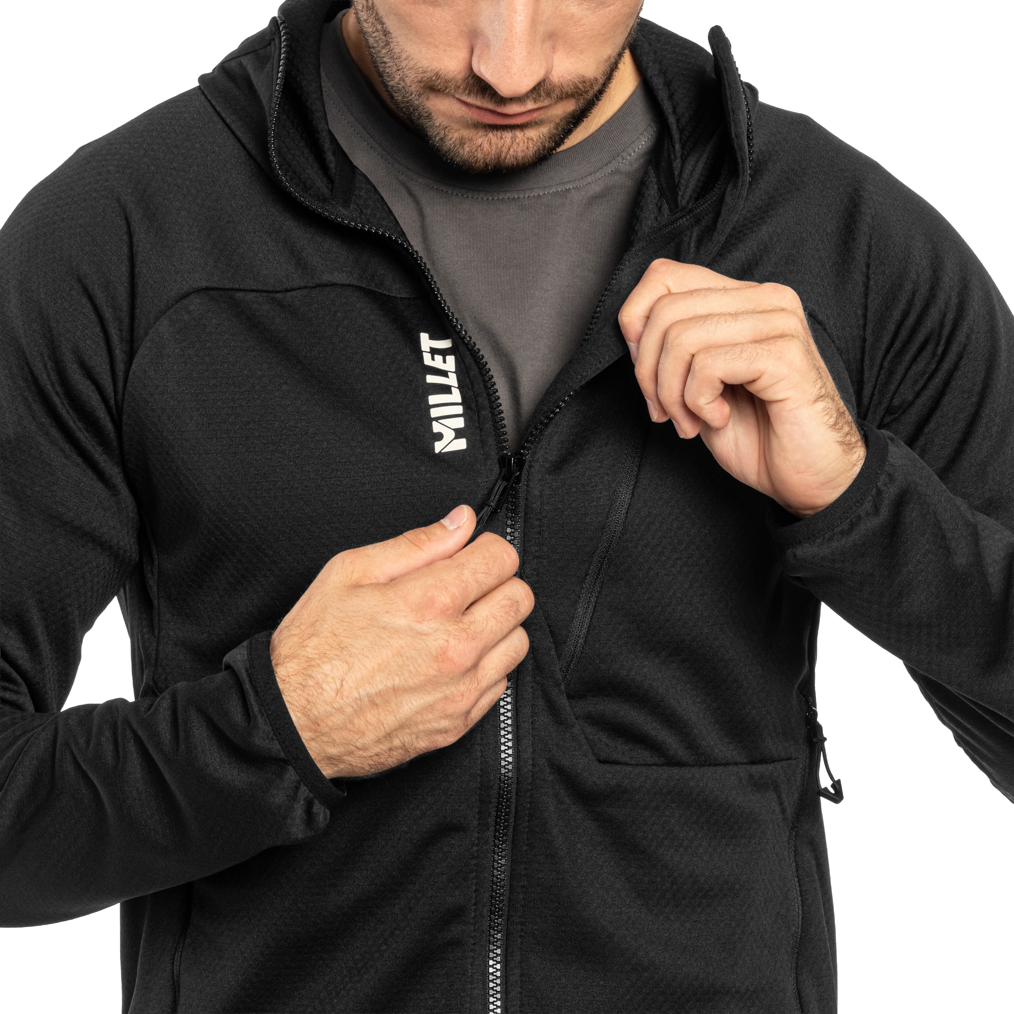 Bluză polar Millet Fleece Lokka III - Black